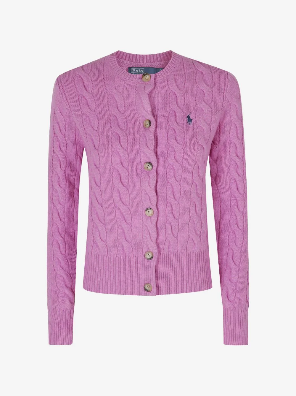 cable-knit cardigan - 1