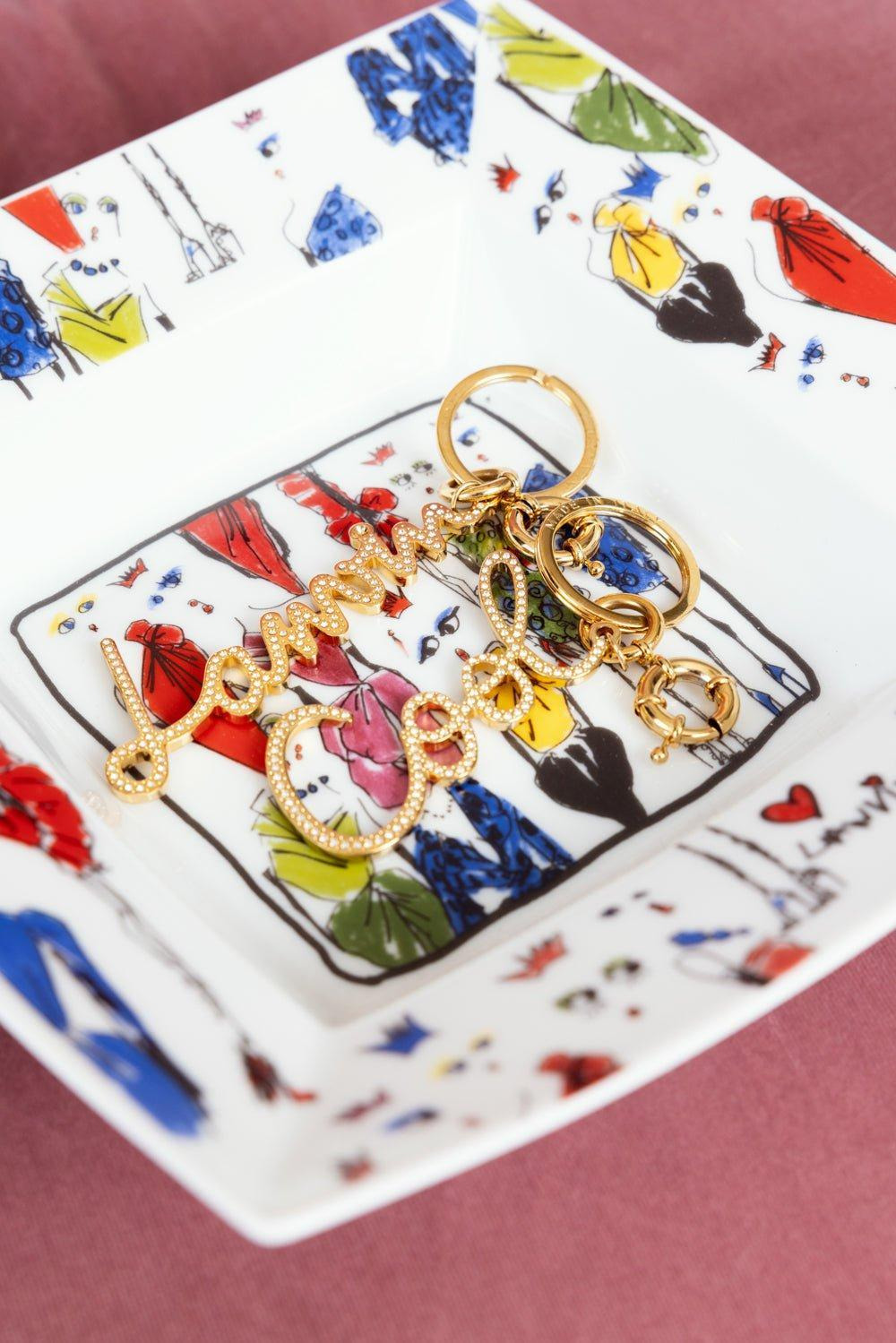 Cool Rhinestone Keychain - 4