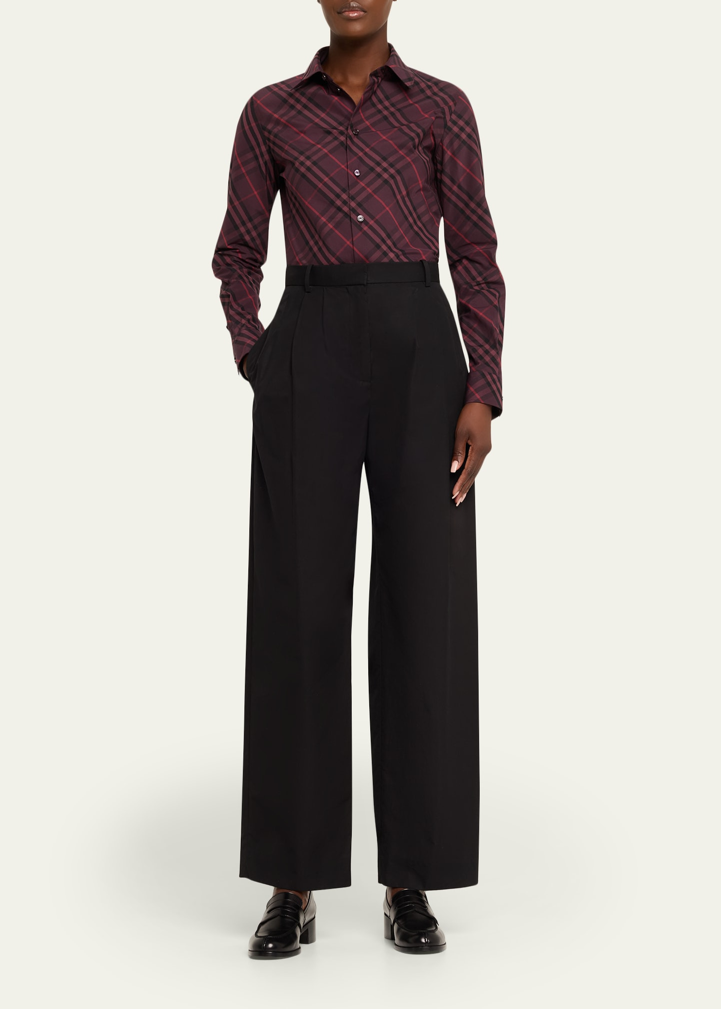 Simone Check Button-Down Shirt - 2