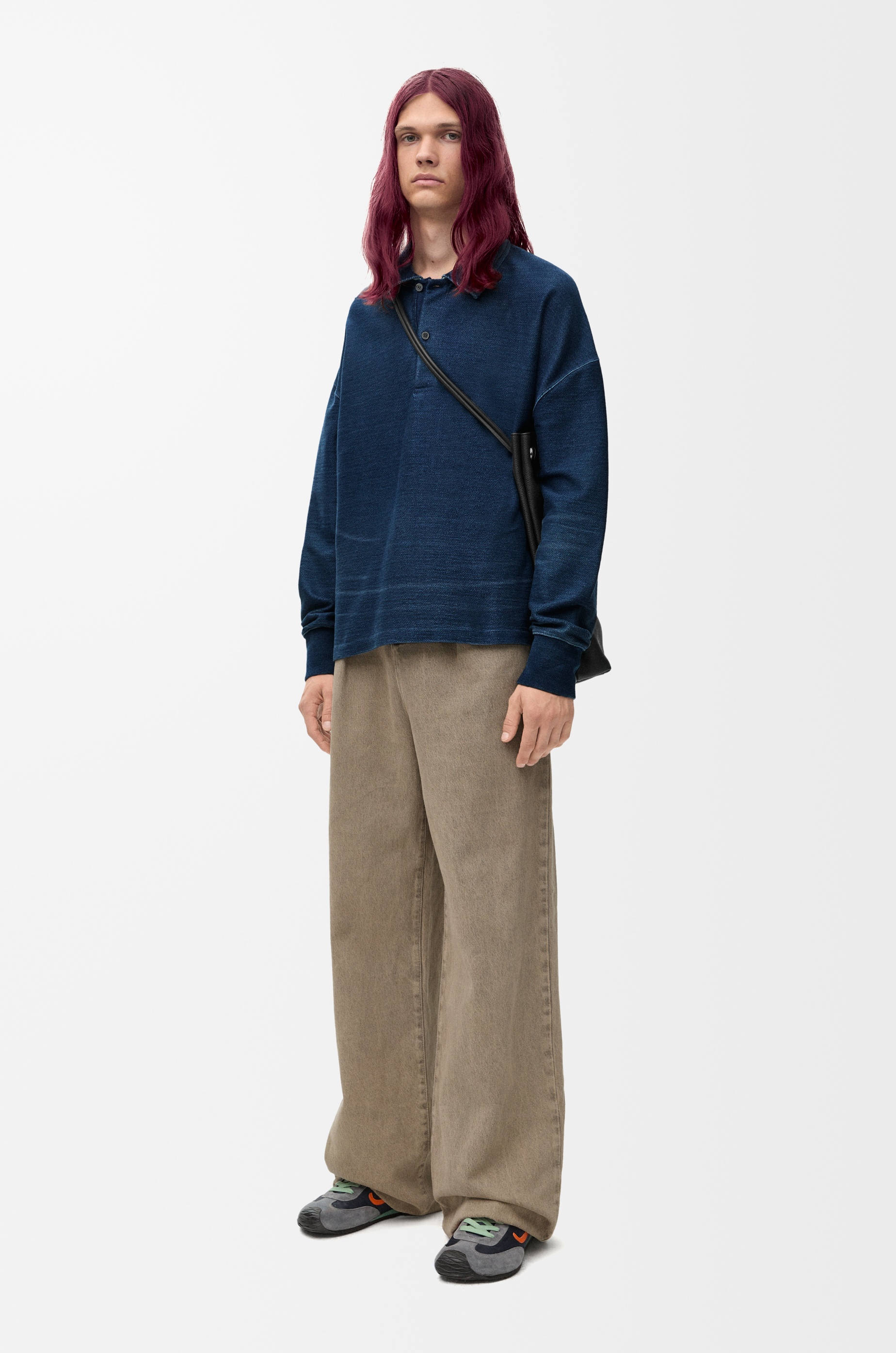 Polo sweatshirt in cotton - 2