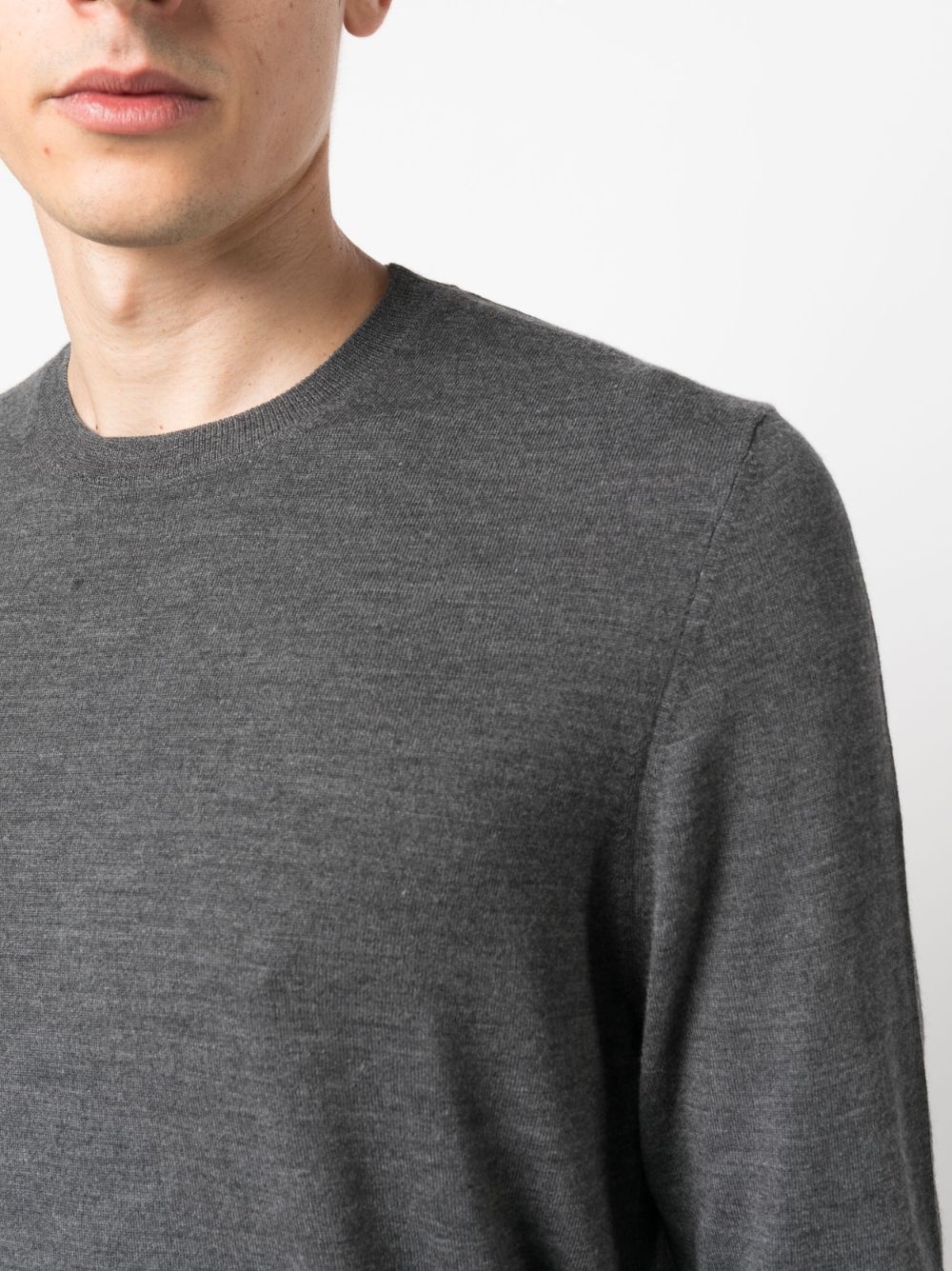 crew-neck merino jumper - 5