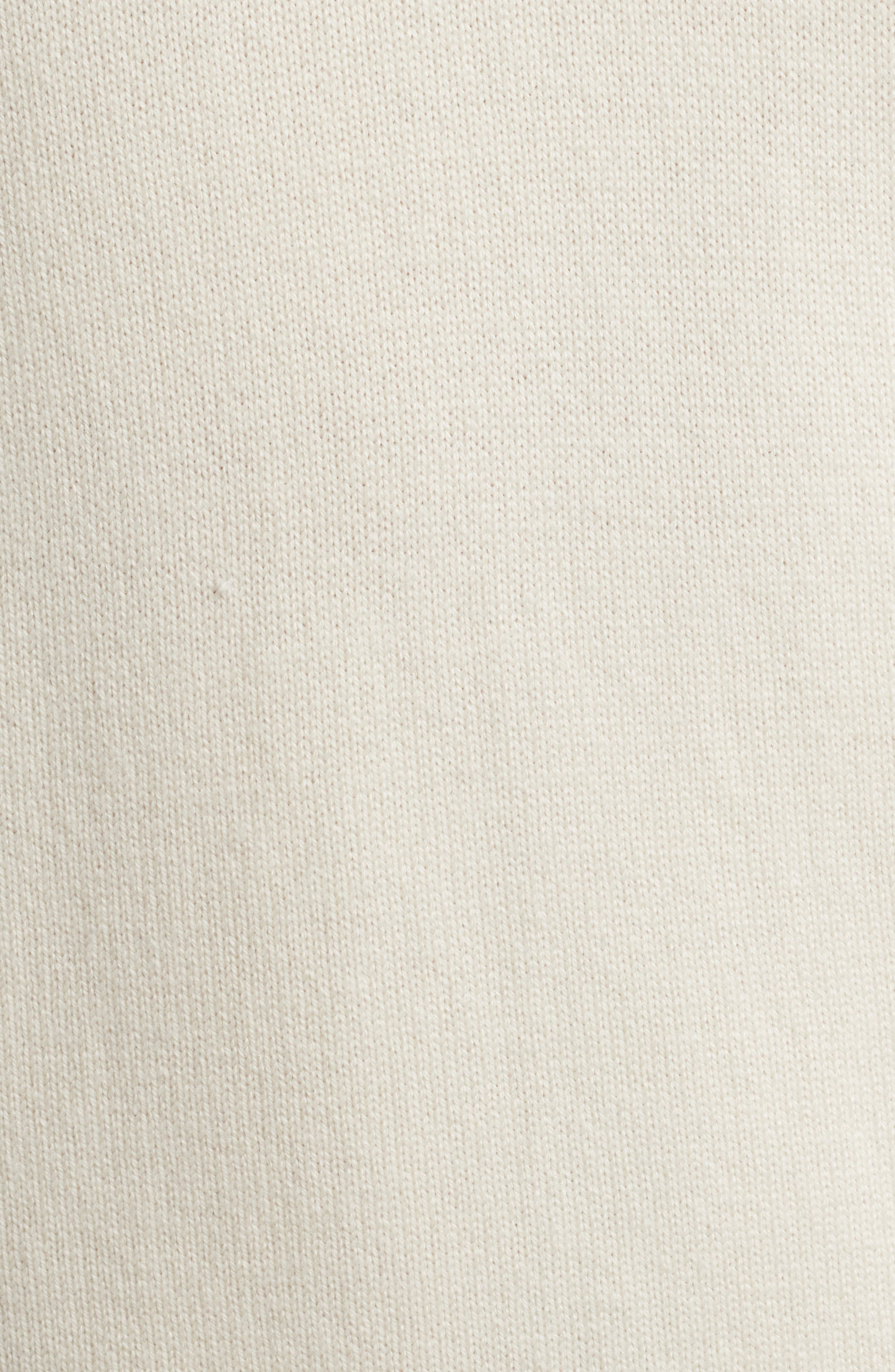 FRAME Wool & Silk Johnny Collar Sweater in Off White at Nordstrom - 5