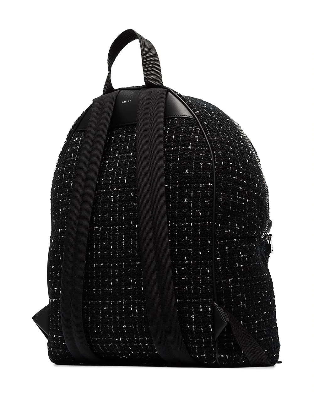 bouclé-checks backpack - 3