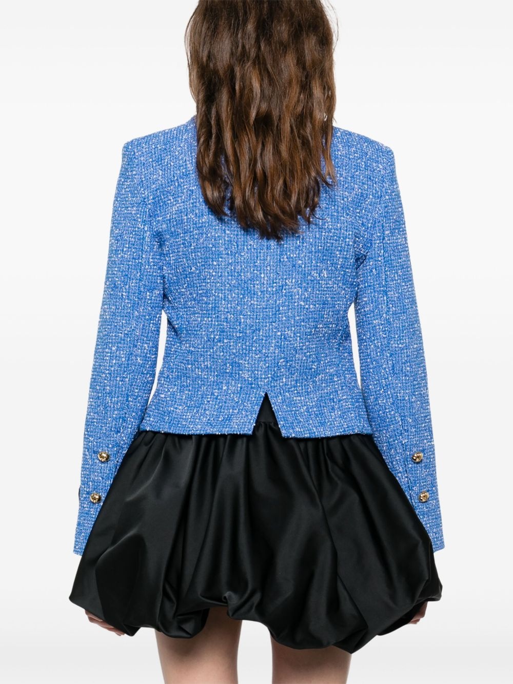 tweed cropped jacket - 4