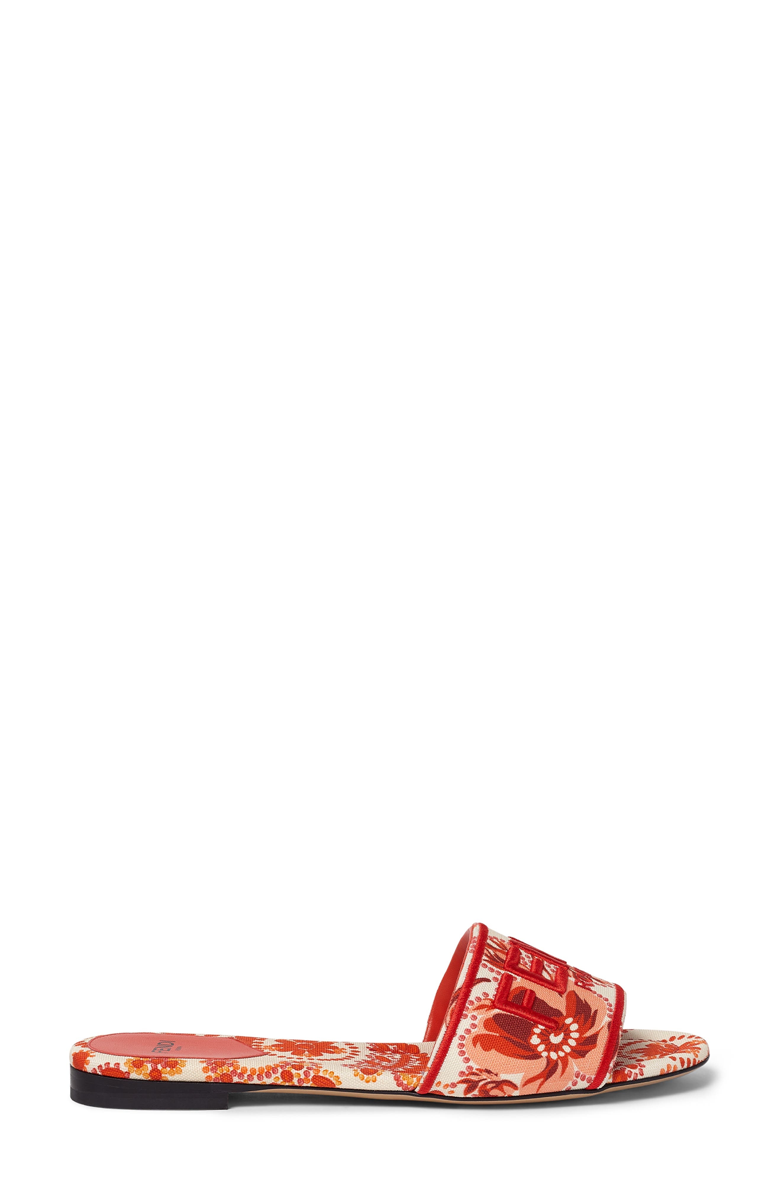 Fendi Sunshine Flat Sandal in Camelia Lava at Nordstrom - 2
