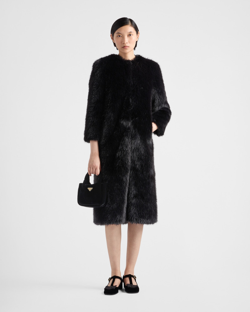 Prada Padded velvet mini handbag outlook