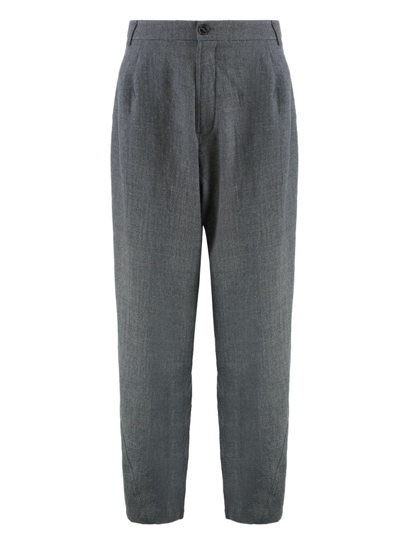 pleated Phebe wool trousers 1