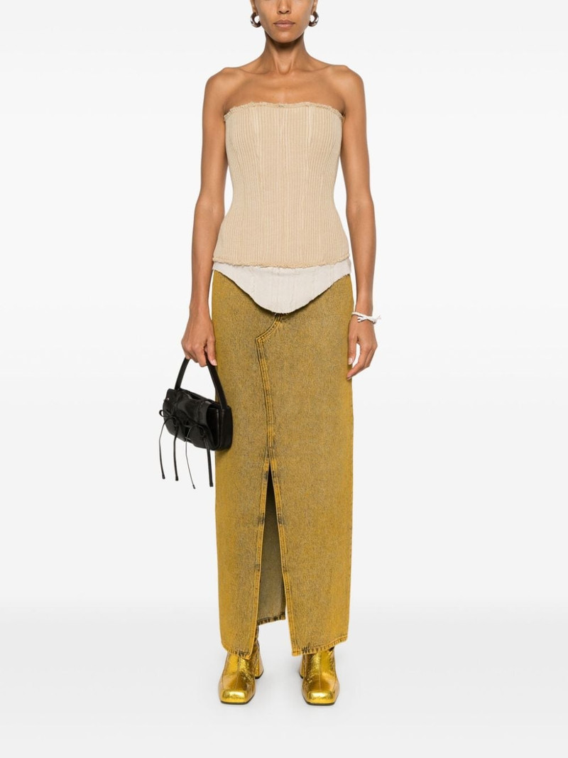 MM6 Maison Margiela denim maxi skirt outlook