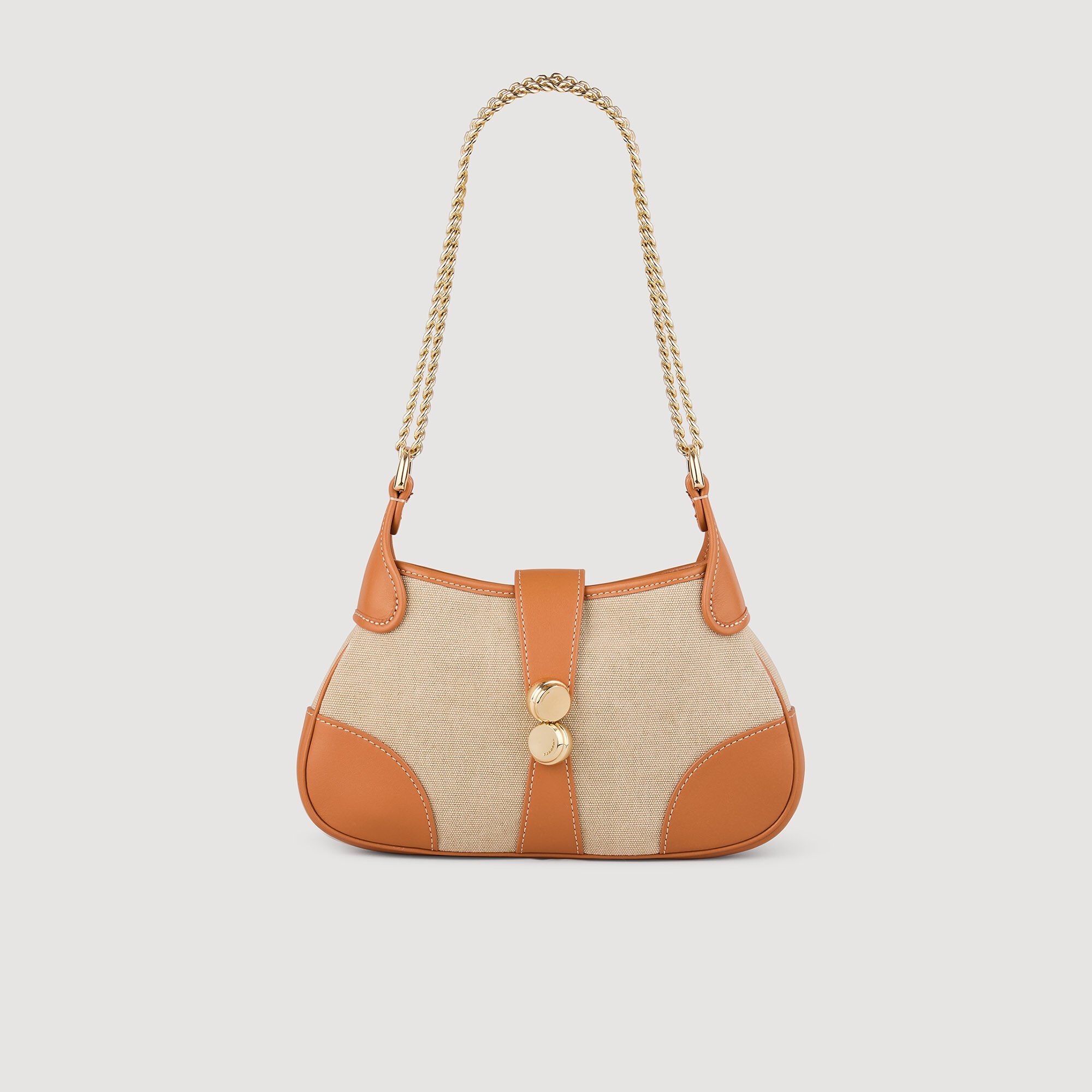 JANET CANVAS AND LEATHER BAG - 6