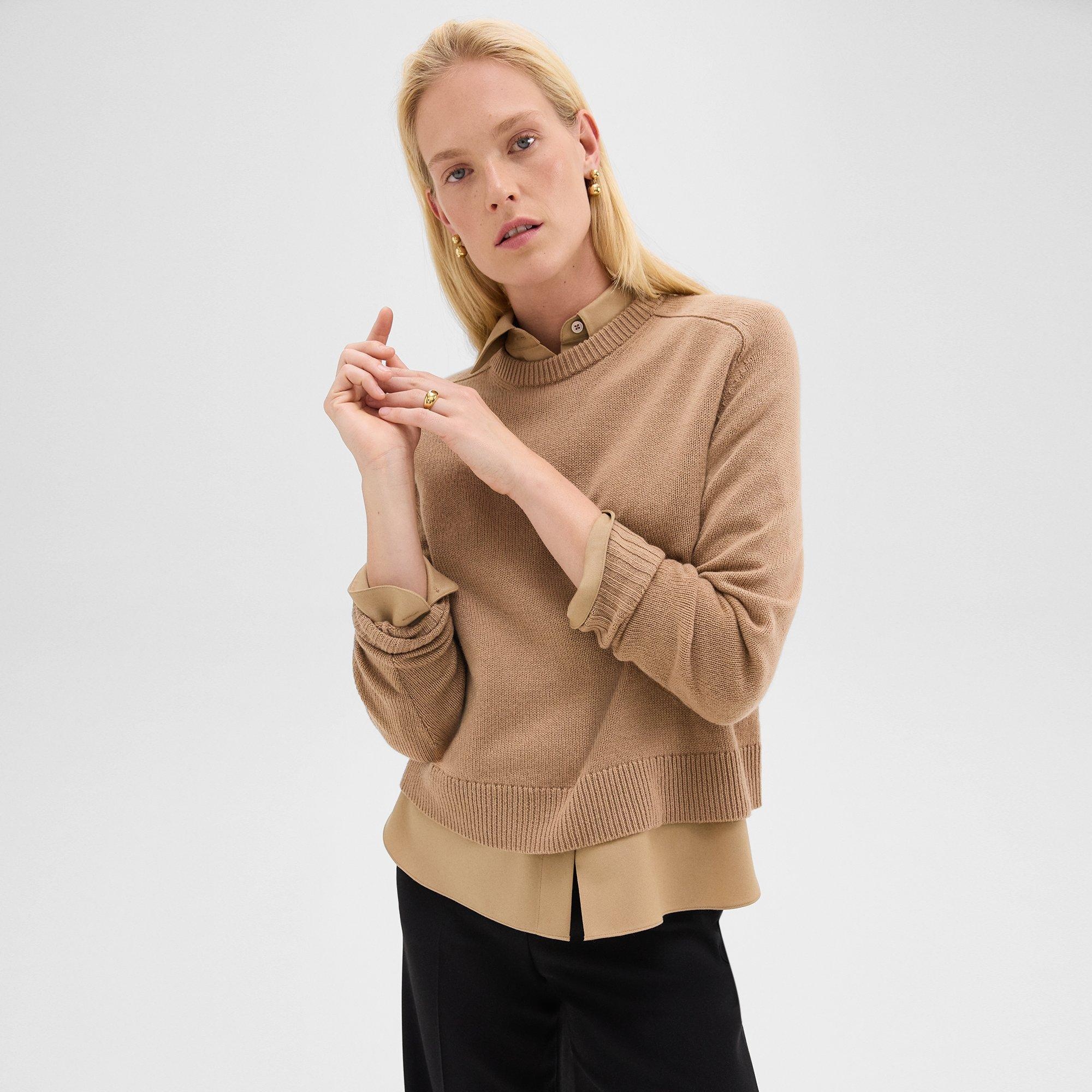 Cropped Sweater in Cashmere - 2