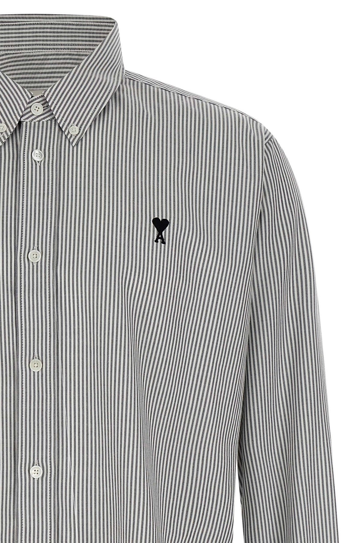 'Ami De Coeur' striped shirt - 3