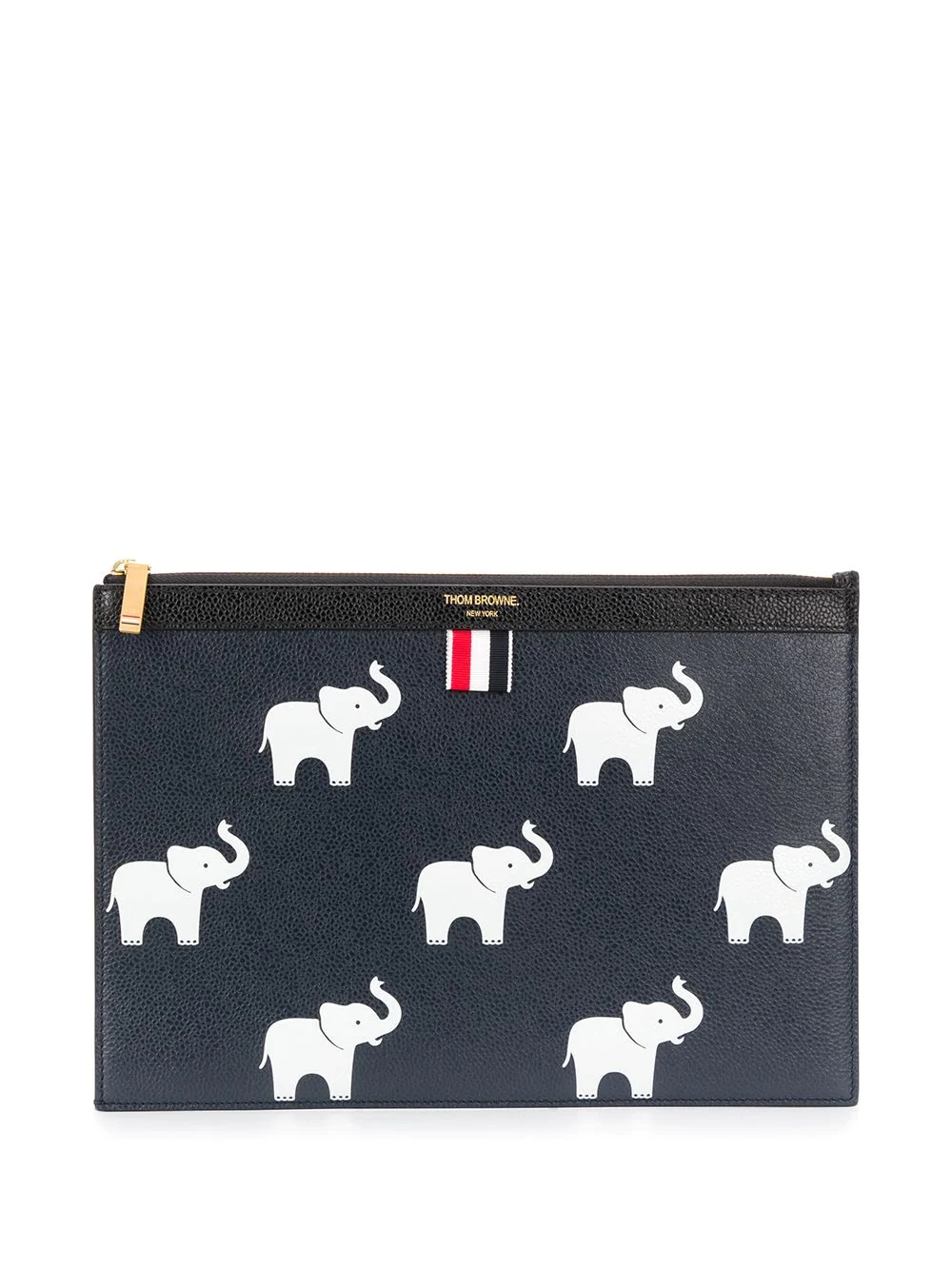 elephant print clutch bag - 1