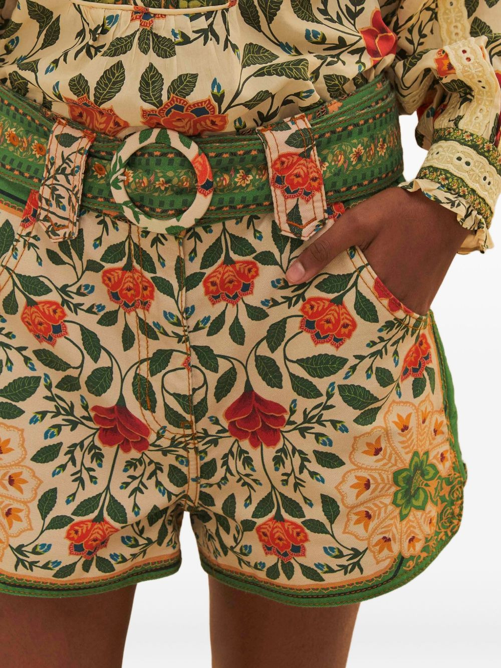 floral-print shorts - 5