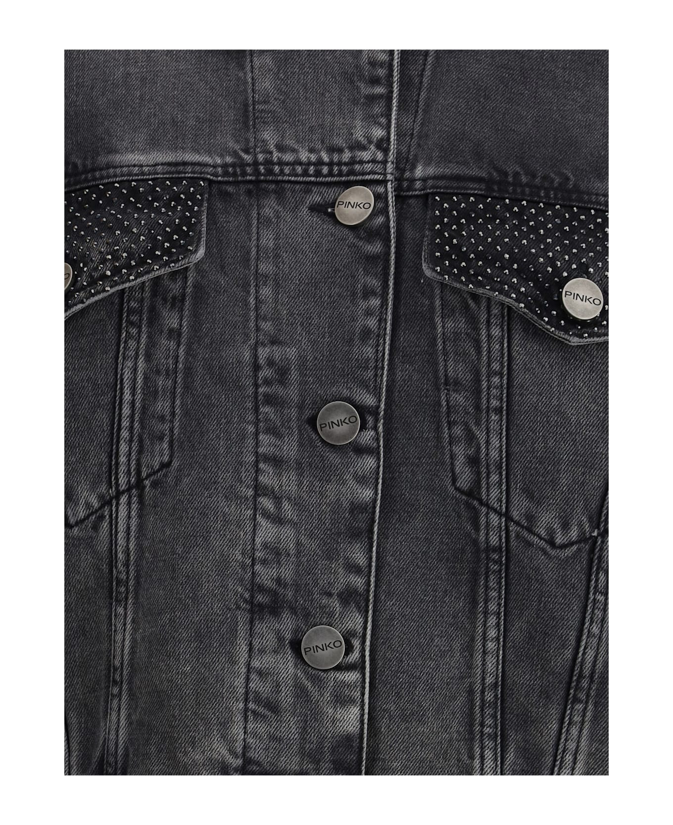The Trucker Jacket With Mini Studs - 3