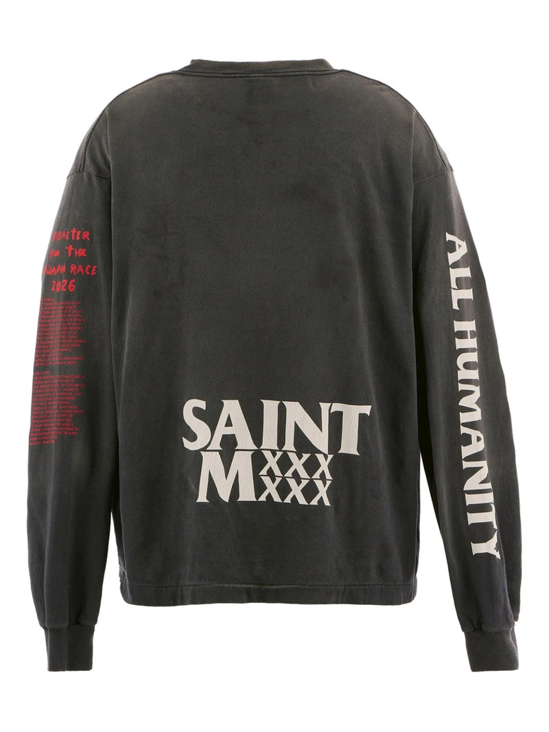SAINT M×××××× Saint Mxxxxxx Graphic-print Long-sleeve T-shirt outlook