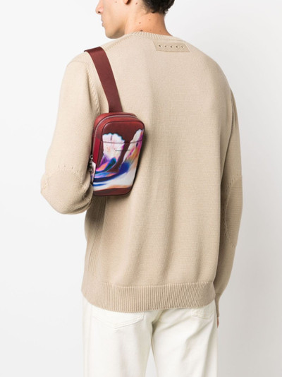 Alexander McQueen floral-print shoulder bag outlook