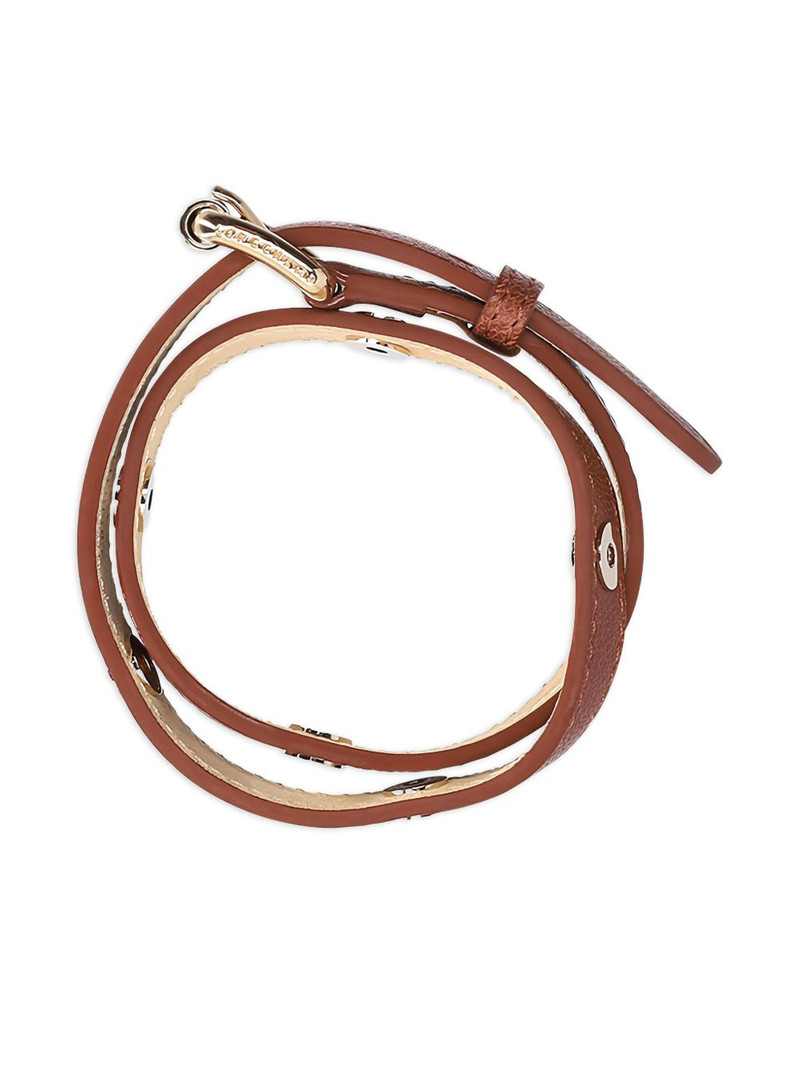 Longchamp leather buckle bracelet outlook
