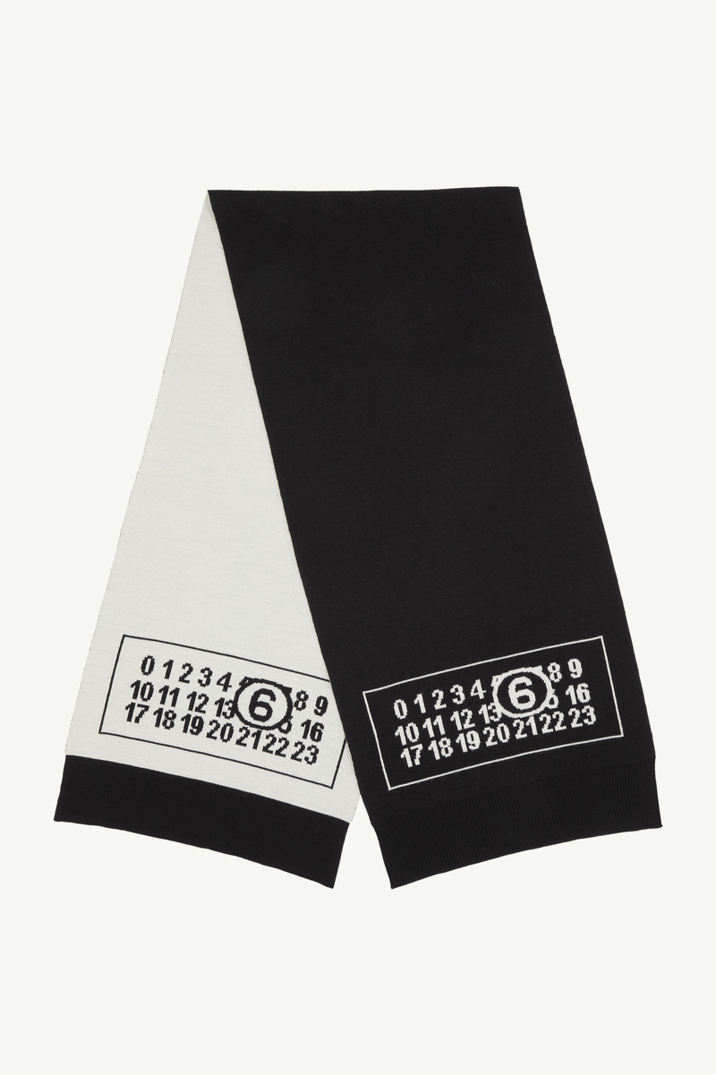 Numeric Signature Wool scarf 1
