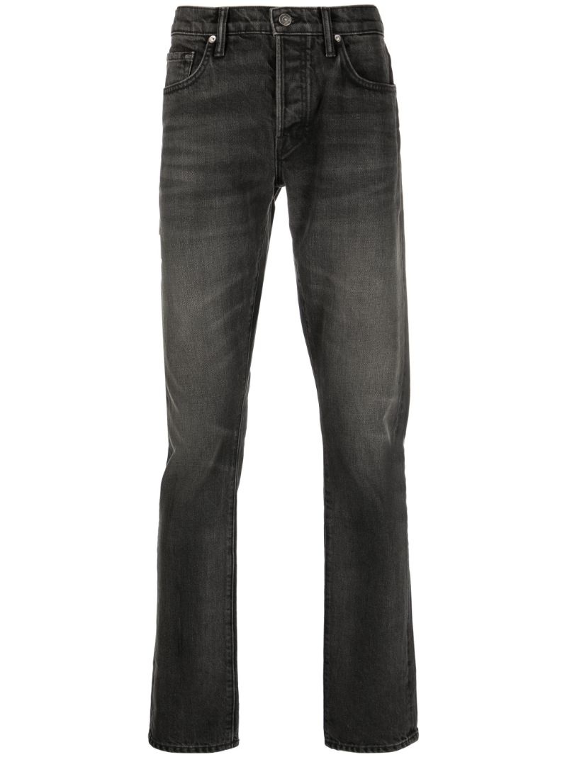 Selvedge straight-leg jeans - 1