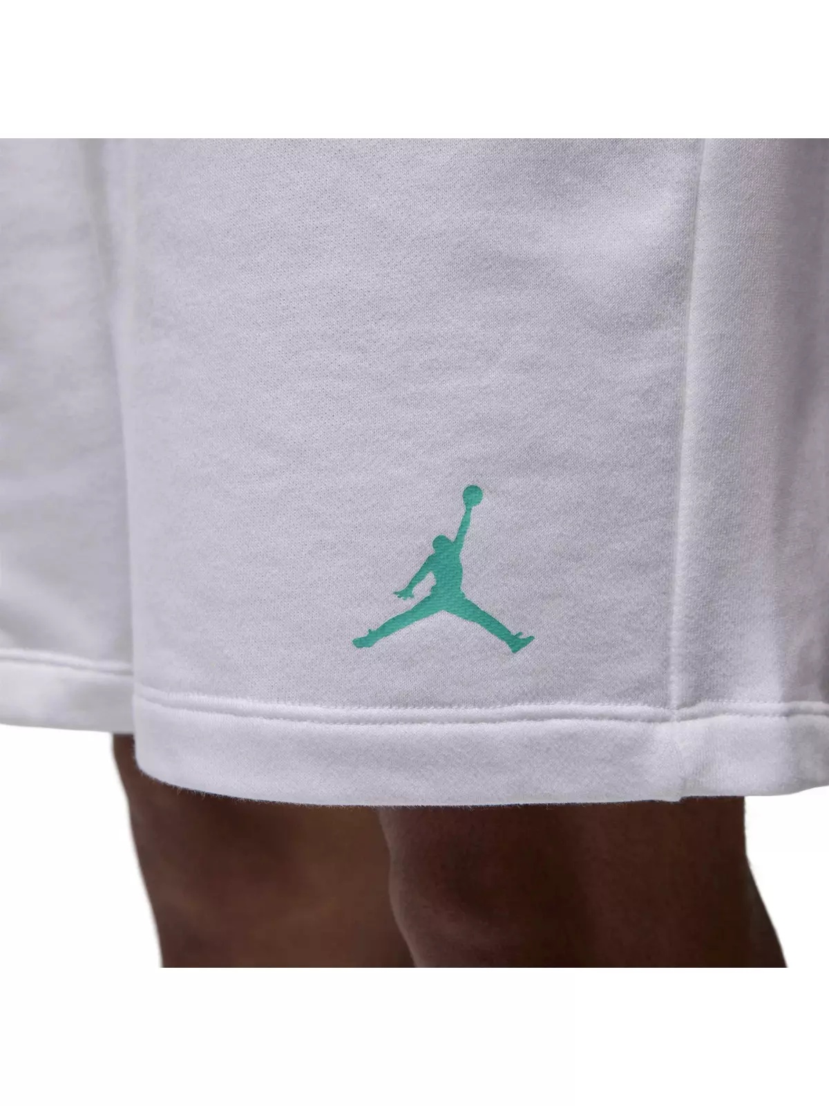 Men's Flight MVP Fleece Shorts -White - 6