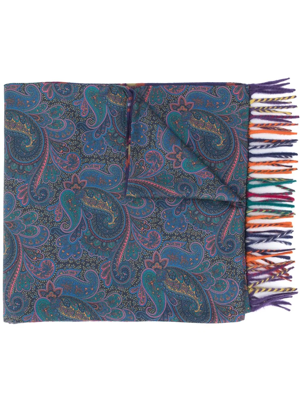 paisley-print scarf - 1