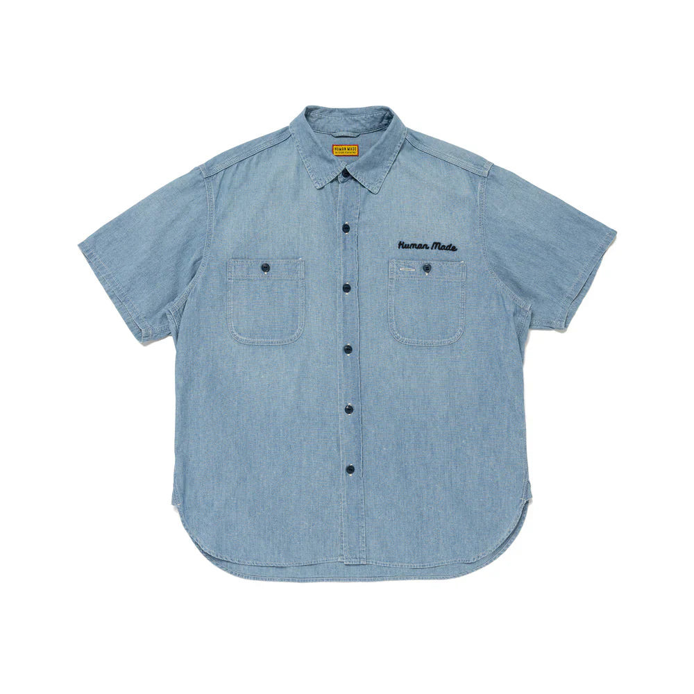 Chambray Short Sleeve Shirt - 1