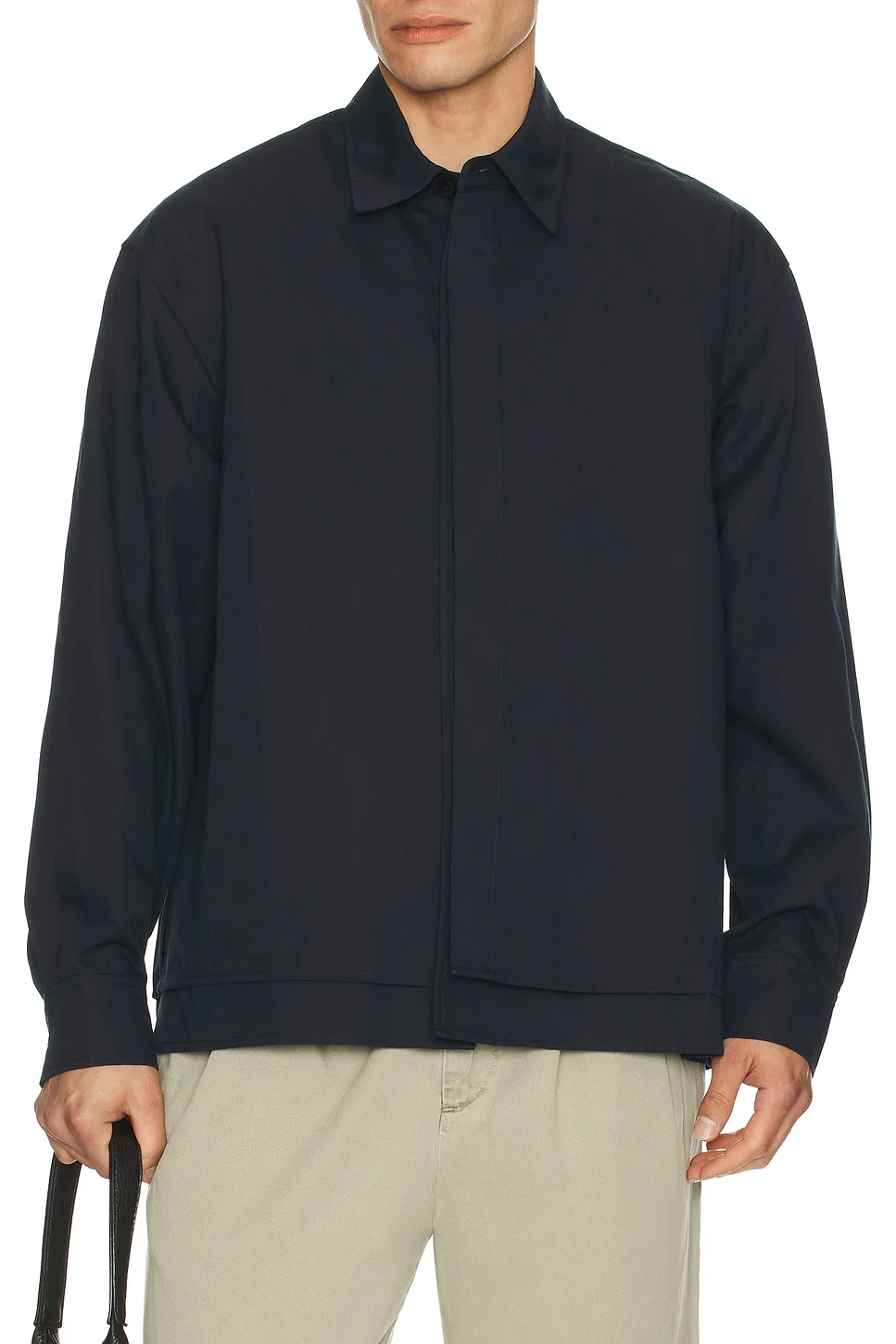 Double Layered Cotton Shirt - 1