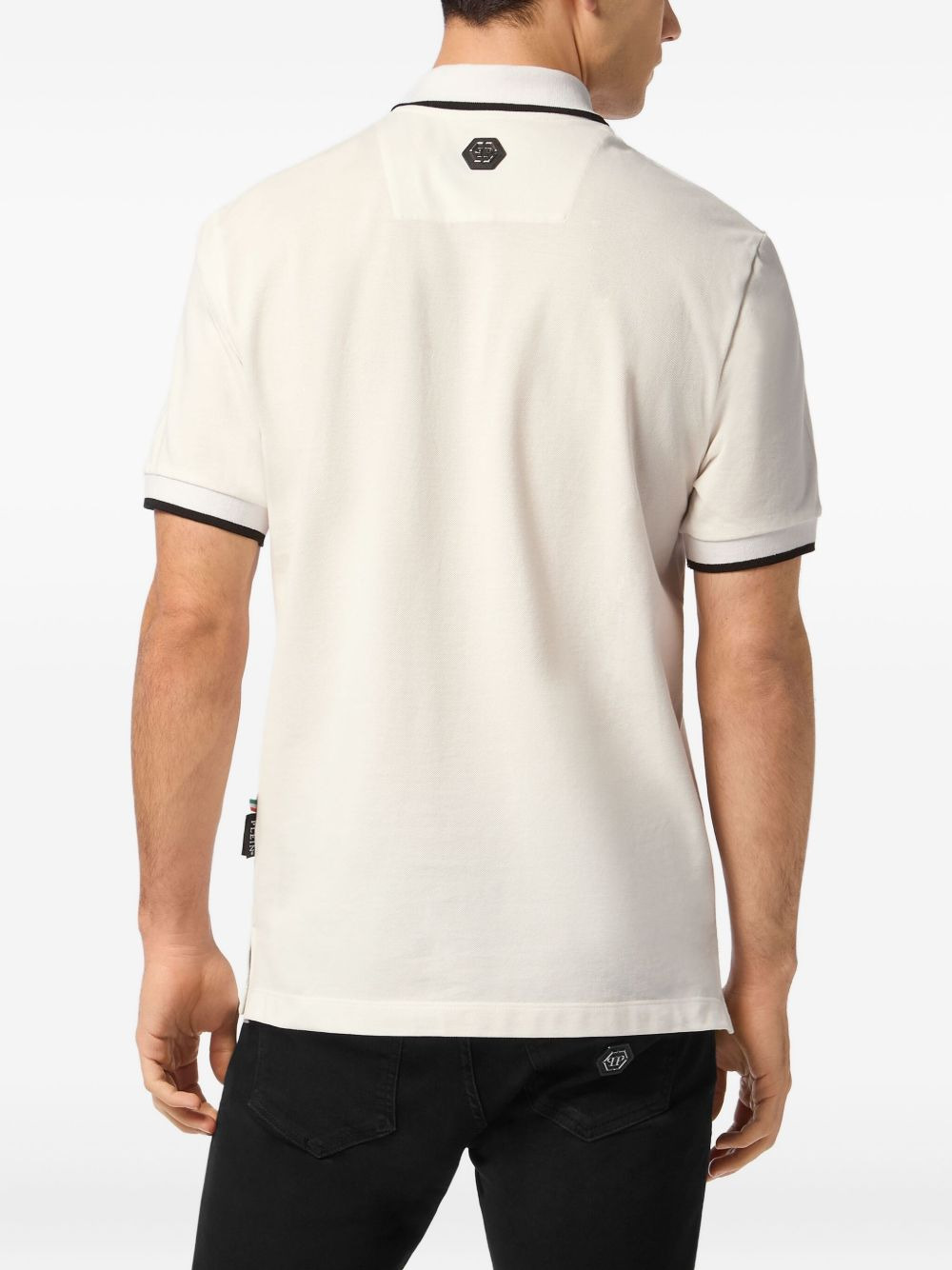 teddy bear-graphic polo shirt - 3