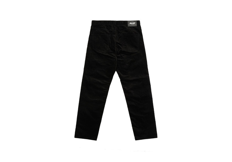PALACE VELVET JEAN BLACK outlook