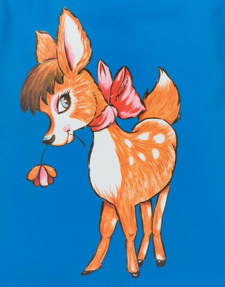 ILLUSTRATED ANIMALS NAPPA SHOPPER - 4
