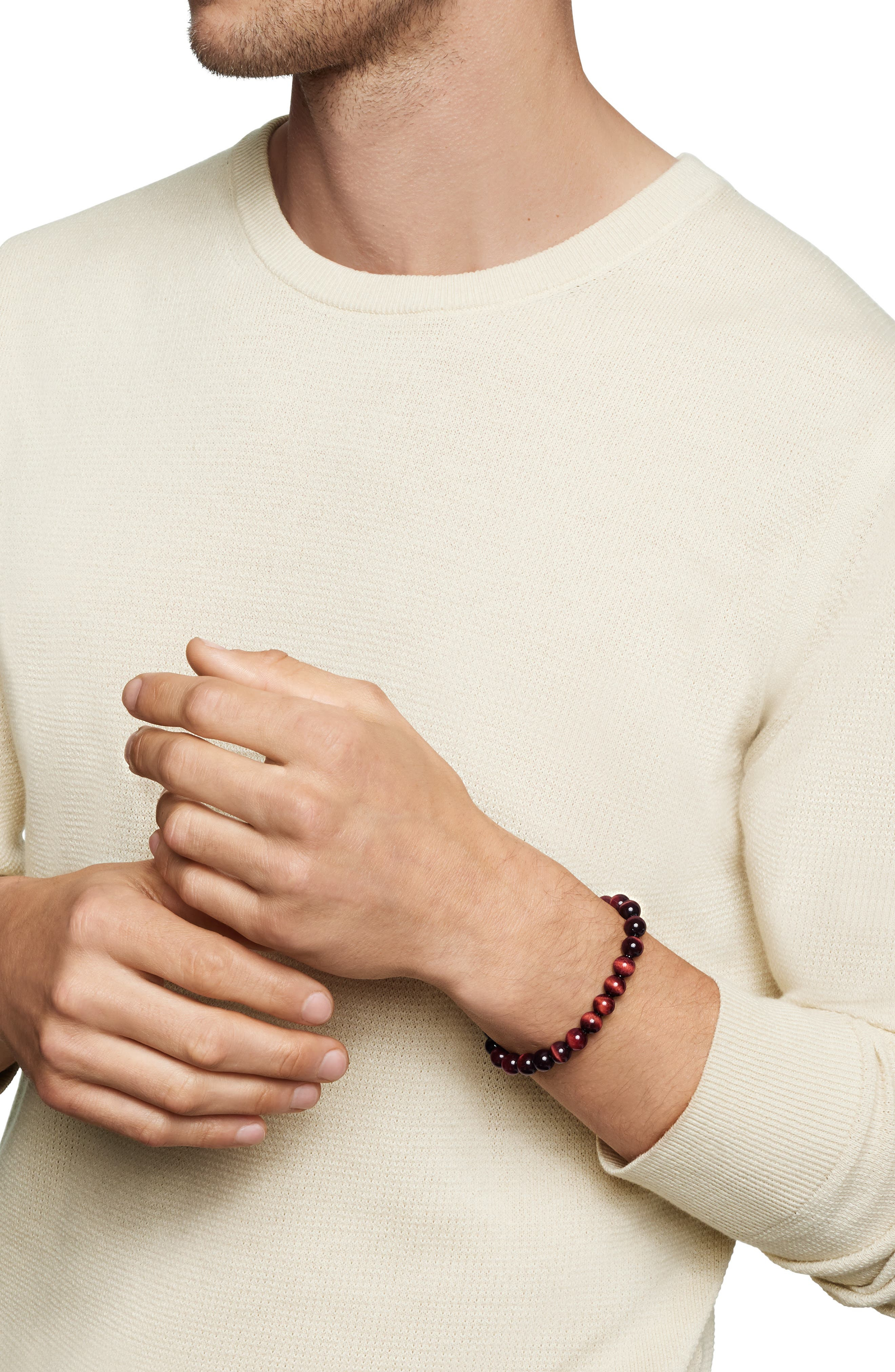 David Yurman Spiritual Beads Tigers Eye Bracelet in Tiger Eye at Nordstrom - 6