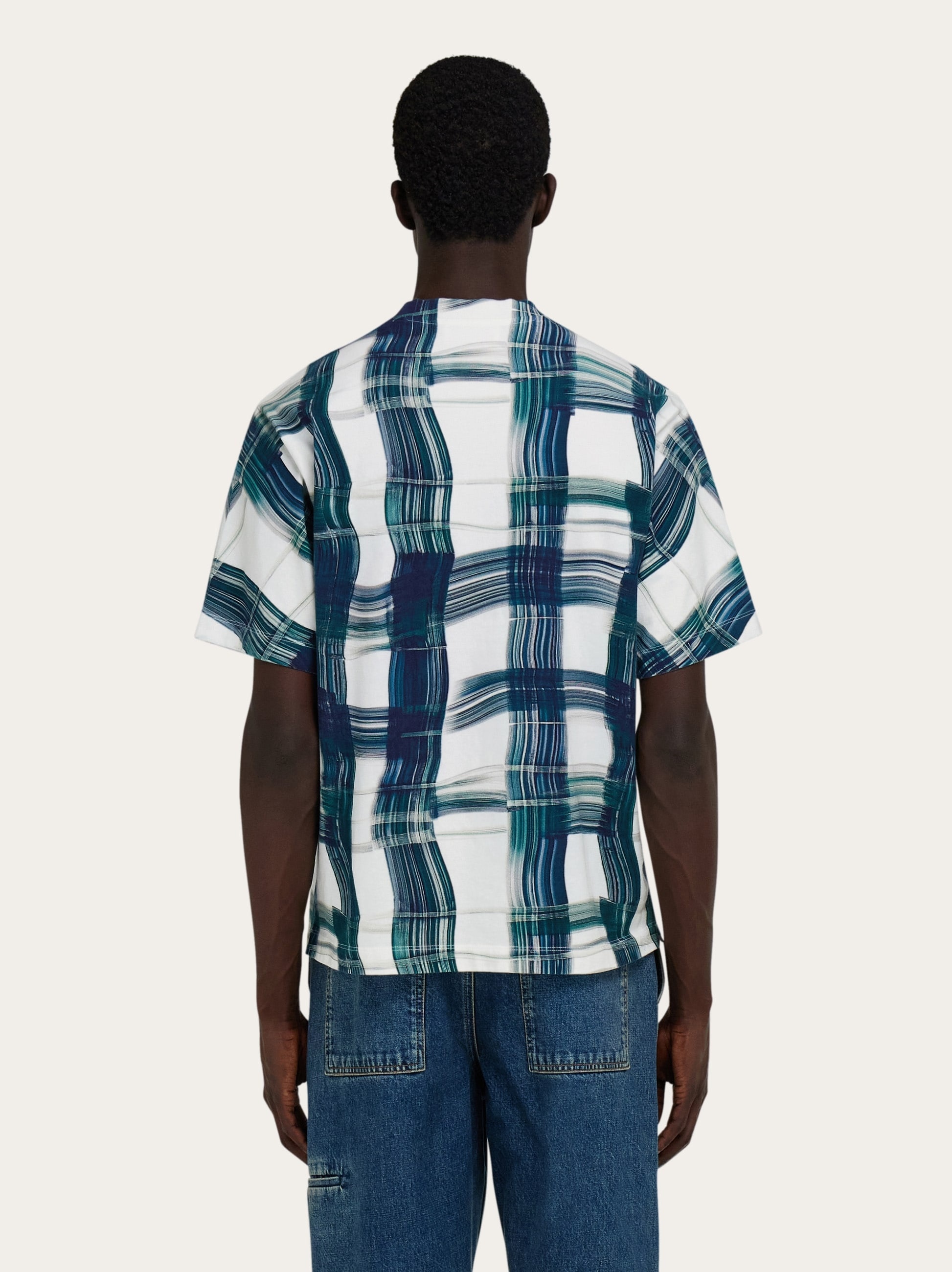 Tartan print T-shirt - 3