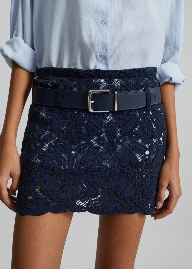 Beaufille Ella Mini Skirt - Midnight Blue 3