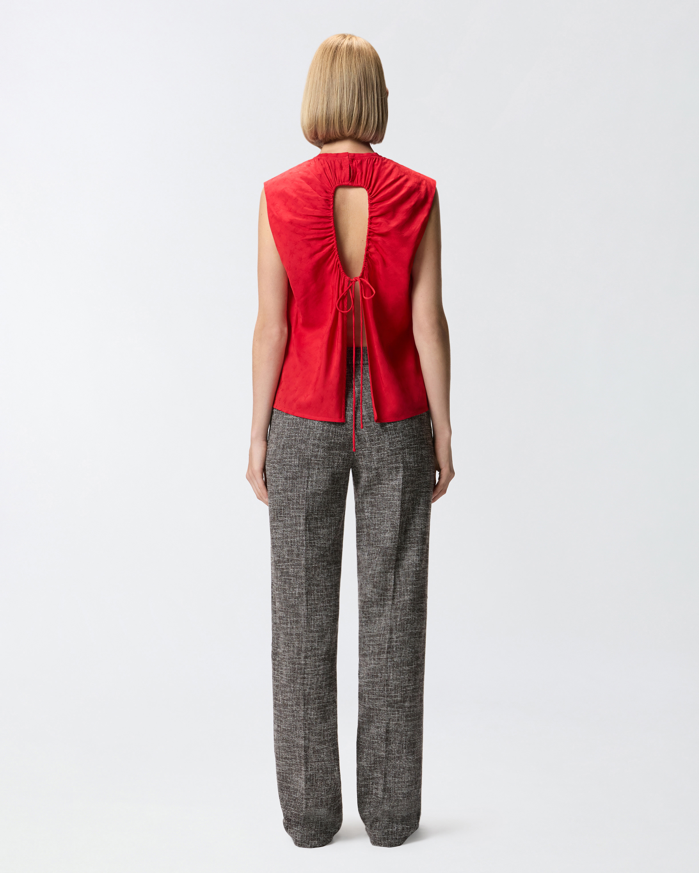 VISCOSE JACQUARD TOP - 4