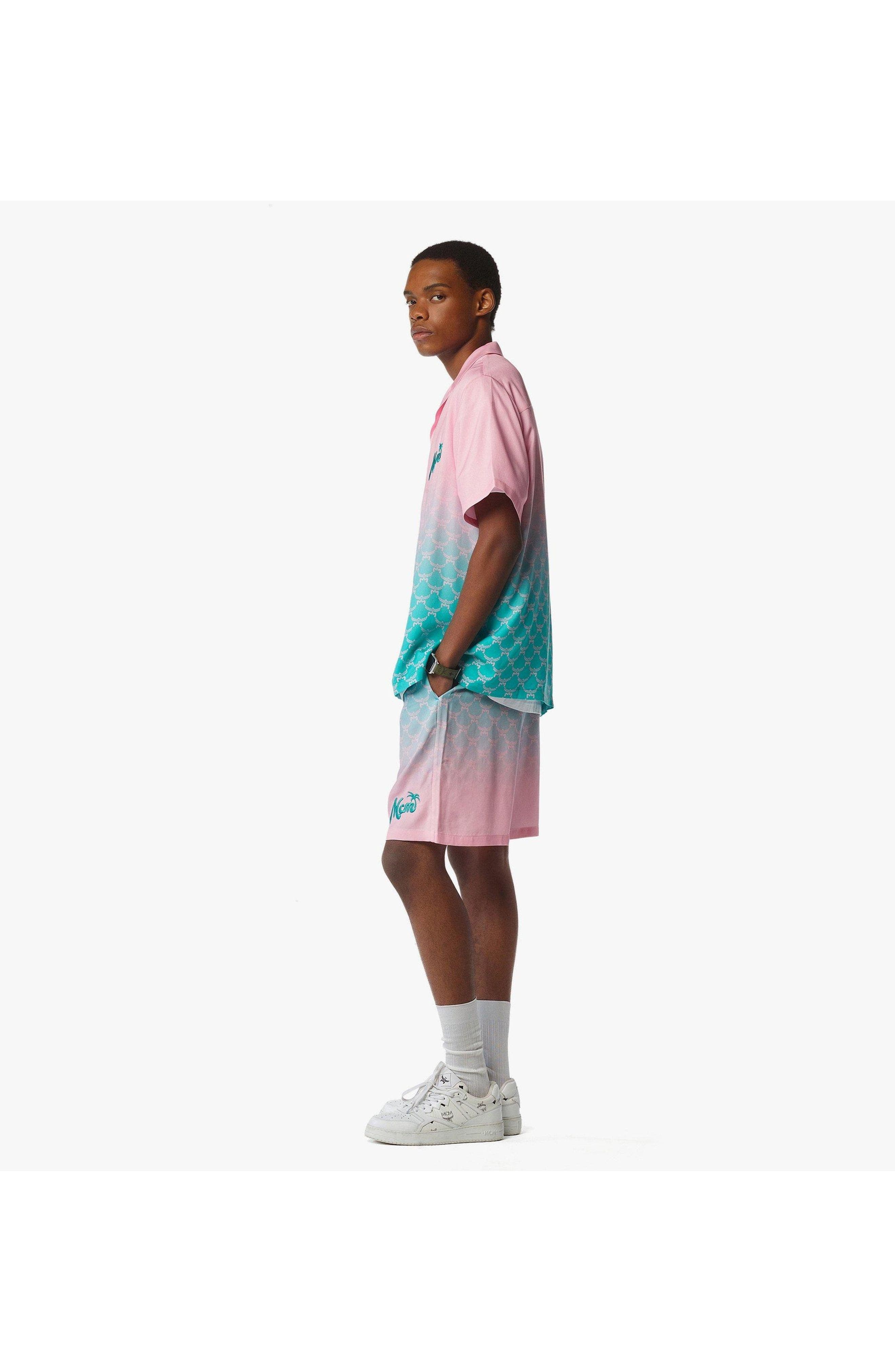 MCM x SNIPES Gradation Monogram Shirt in Pink at Nordstrom - 4