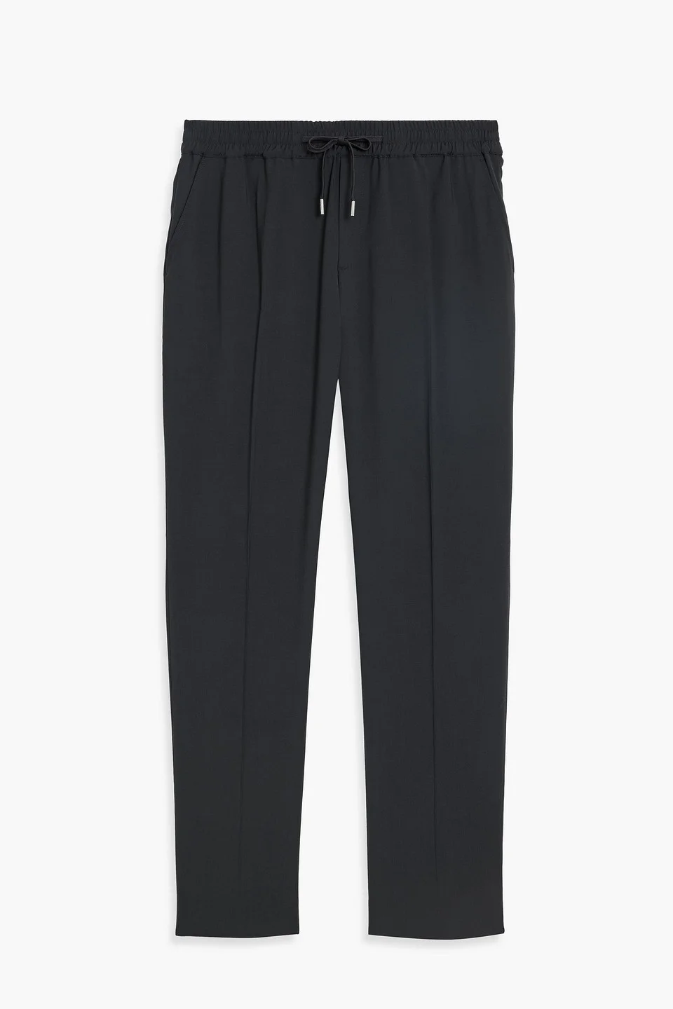 Tapered woven drawstring pants - 1
