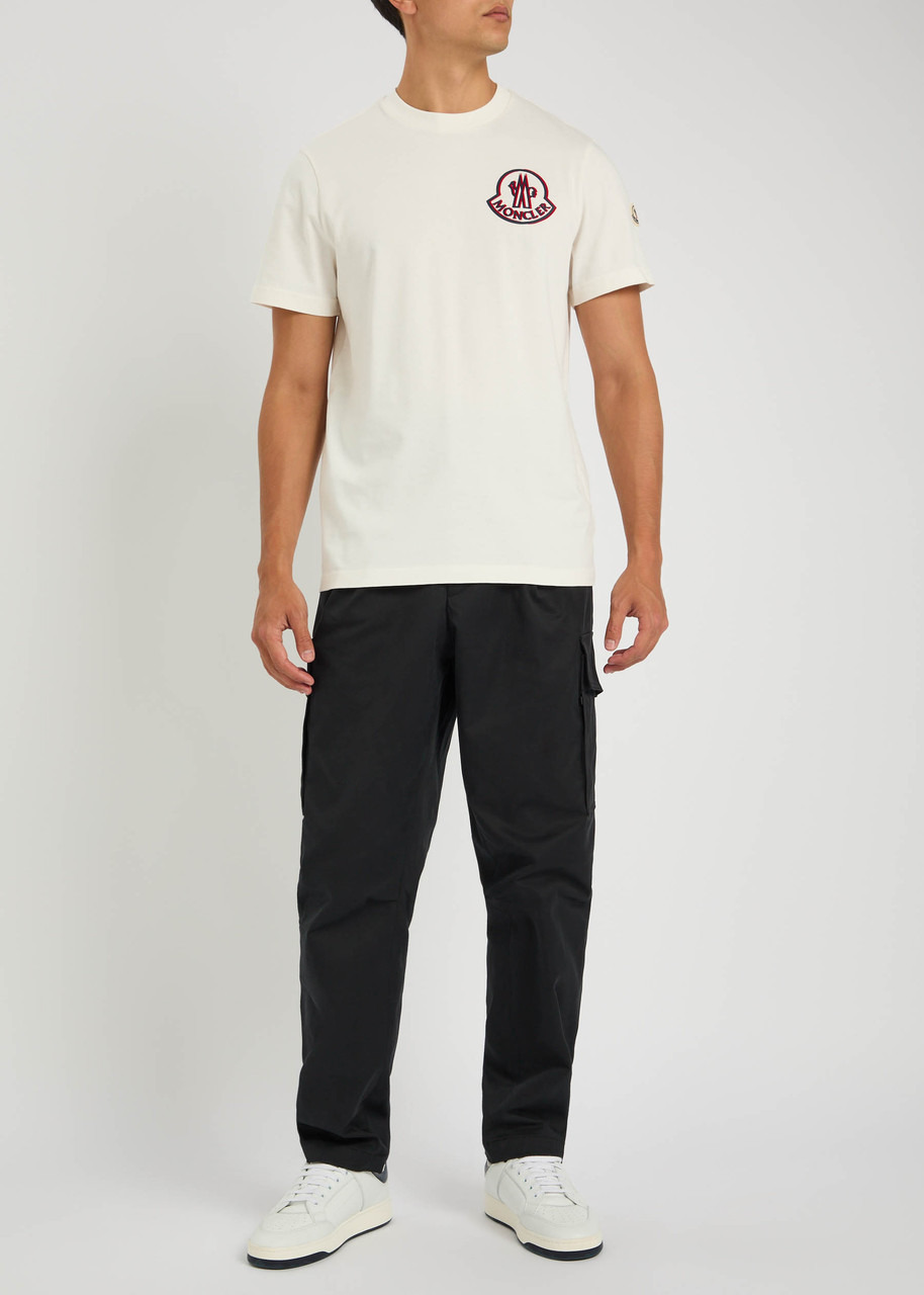 Moncler Logo Cotton T-shirt - 4