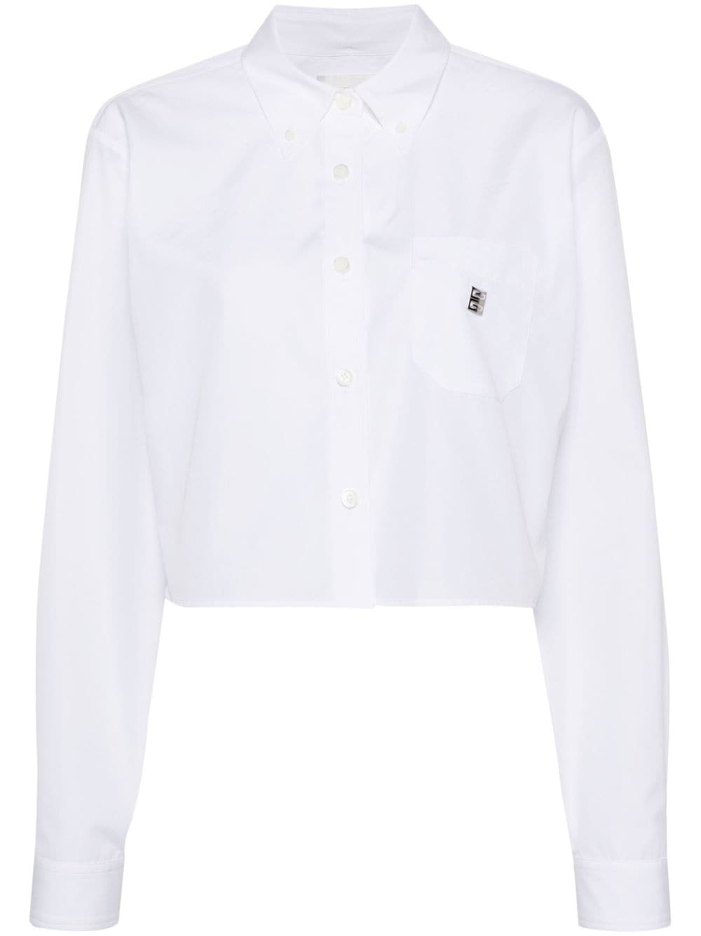 Givenchy Logo Cotton Shirt - 1