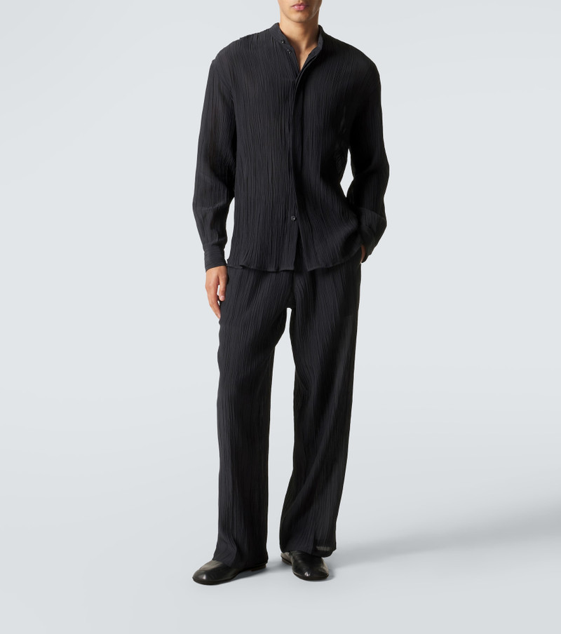 UMITBENAN Julian linen and cotton straight pants outlook