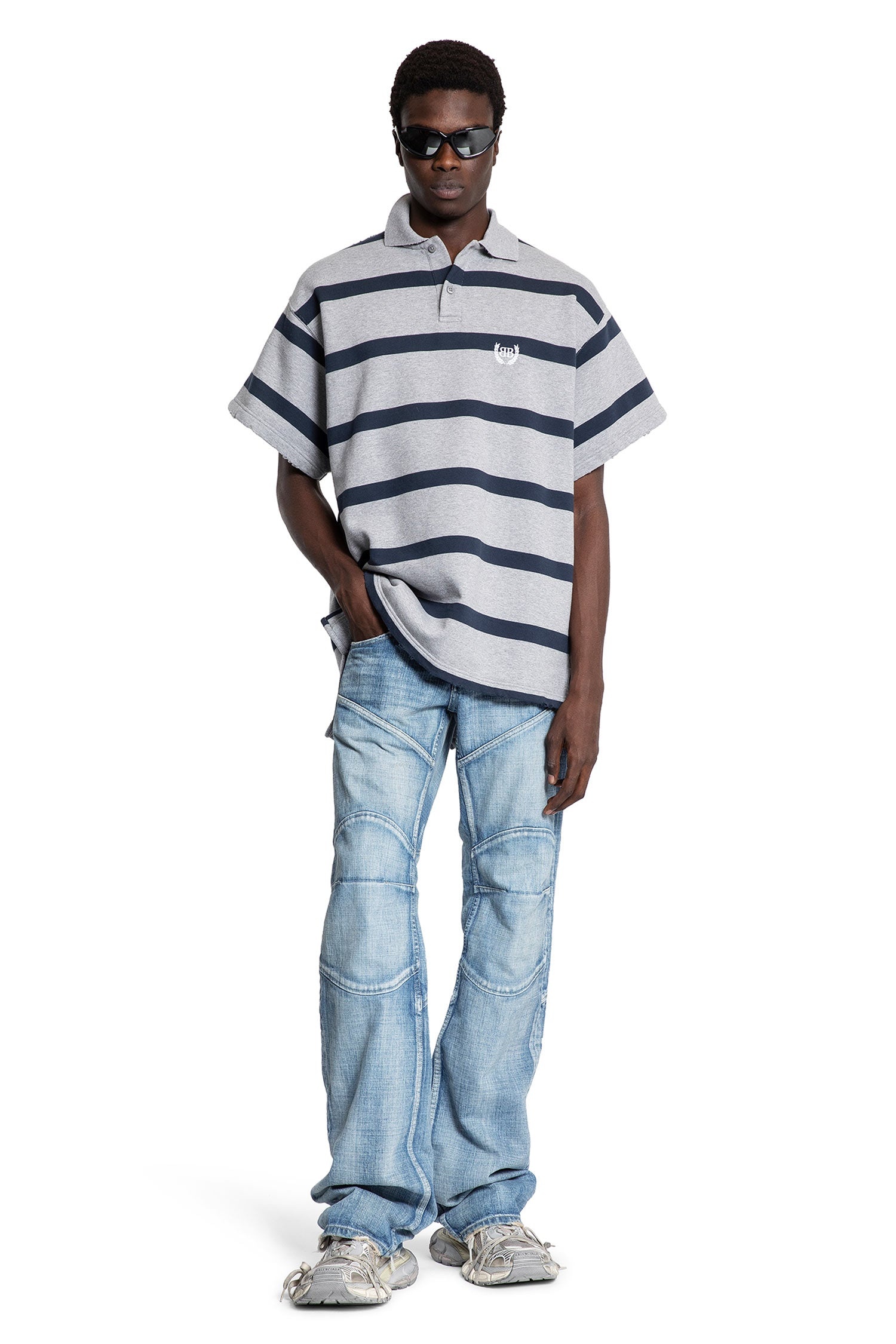 【関税&送料込】Balenciaga Low Waist Pants Fitted Low-waist Pants in Anthracite | Balenciaga US