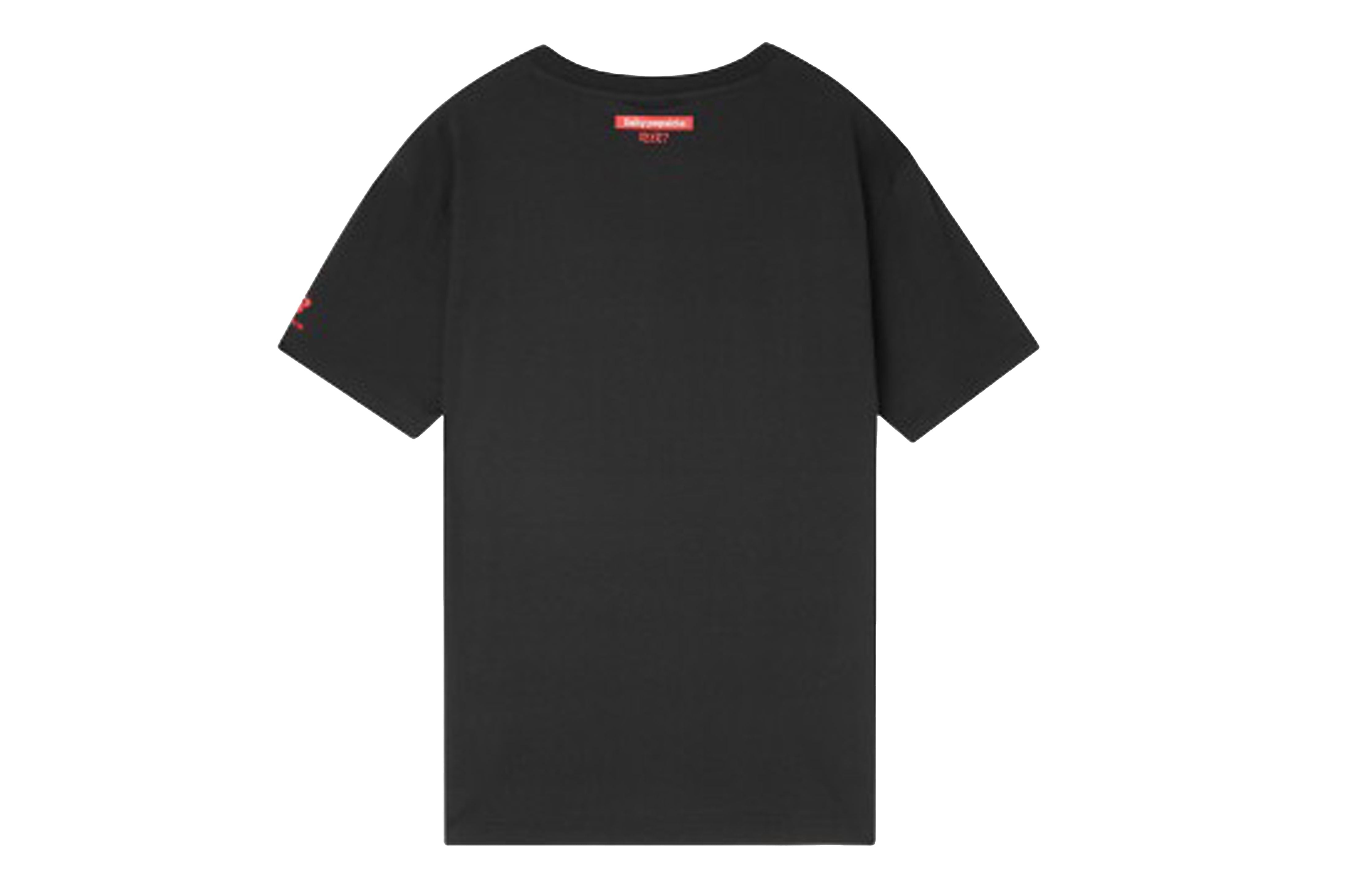 New Balance Casual Sports Round Neck Short Sleeve Couple Style Black AMT02374-BK - 2