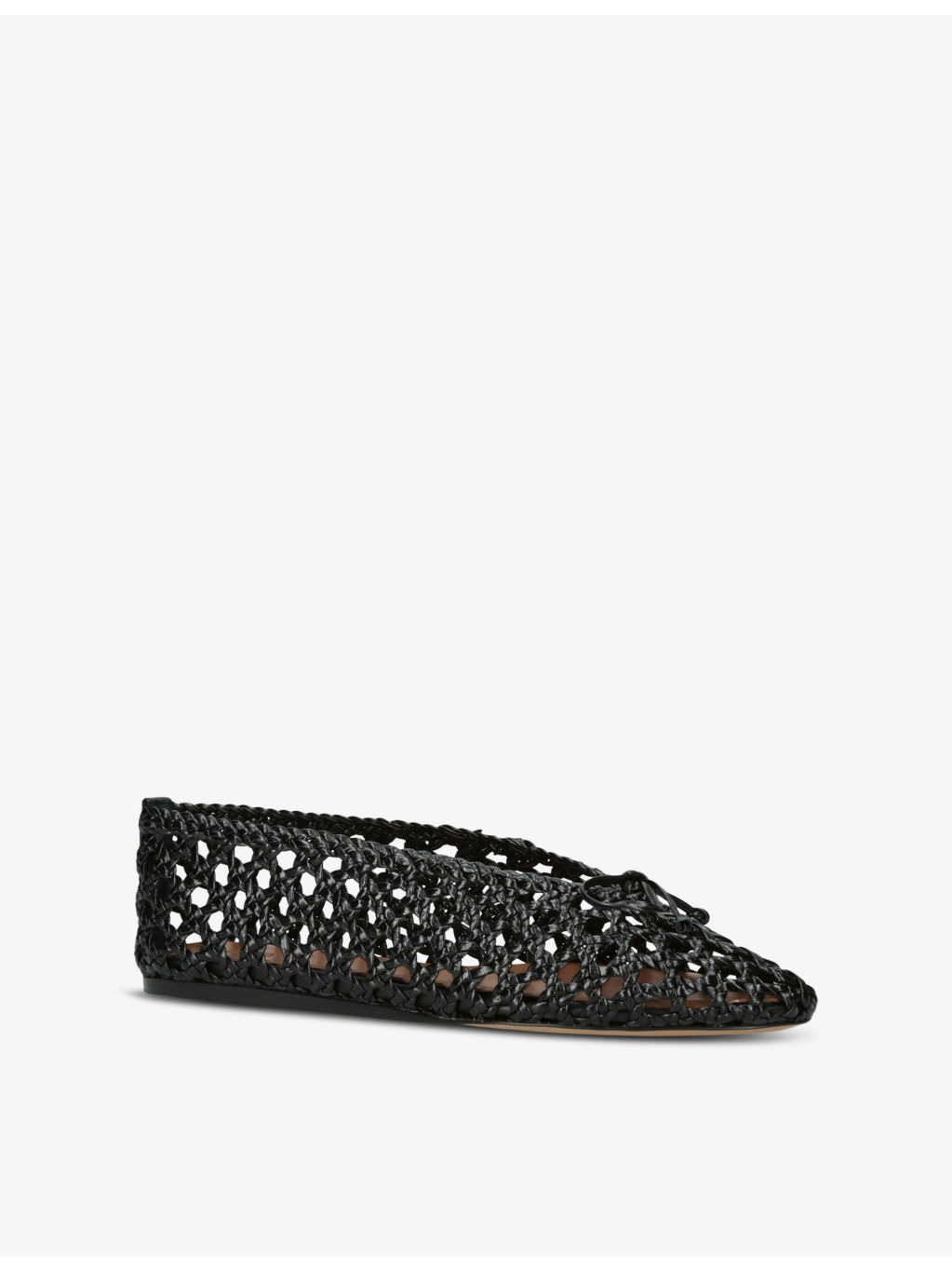 Regency bow-embellished leather slippers - 3