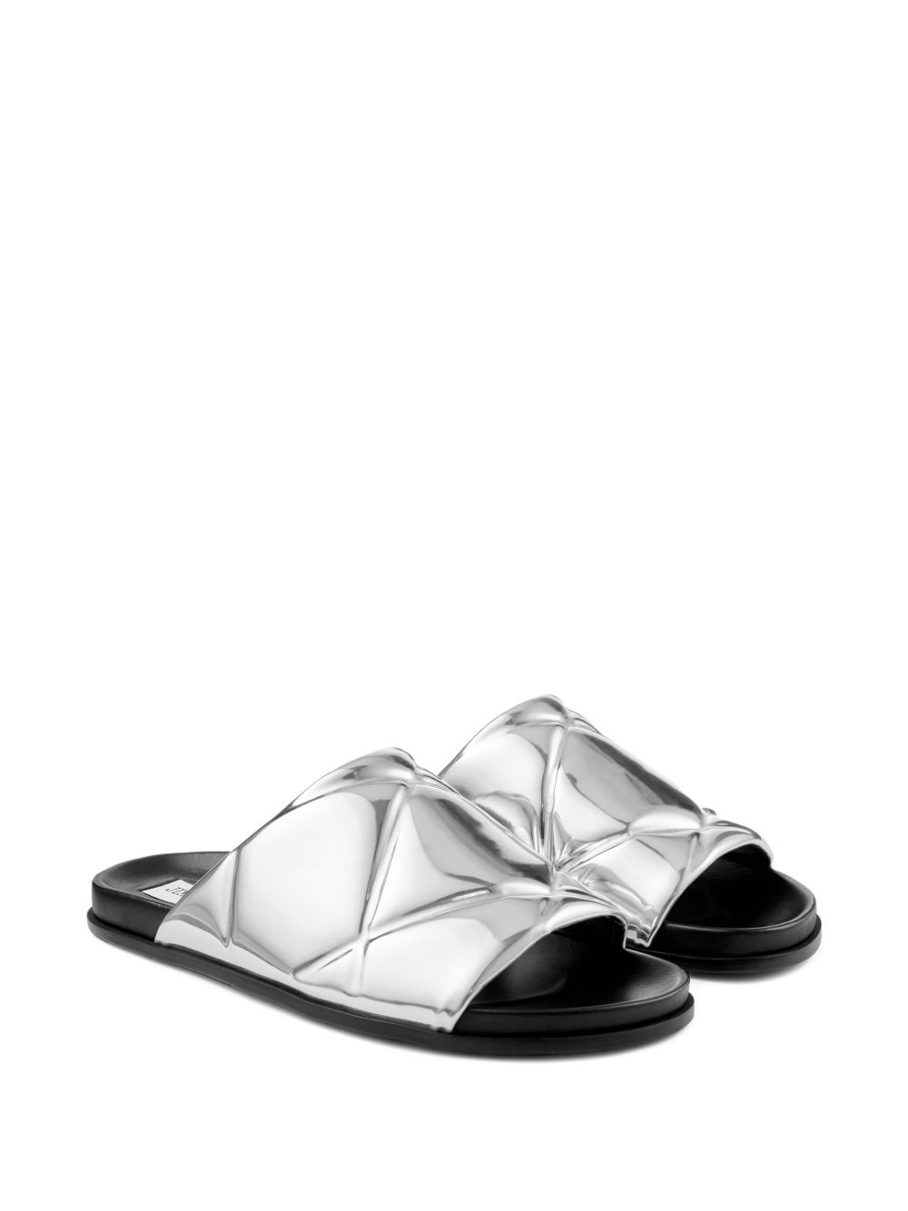 metallic-effect sandals - 2