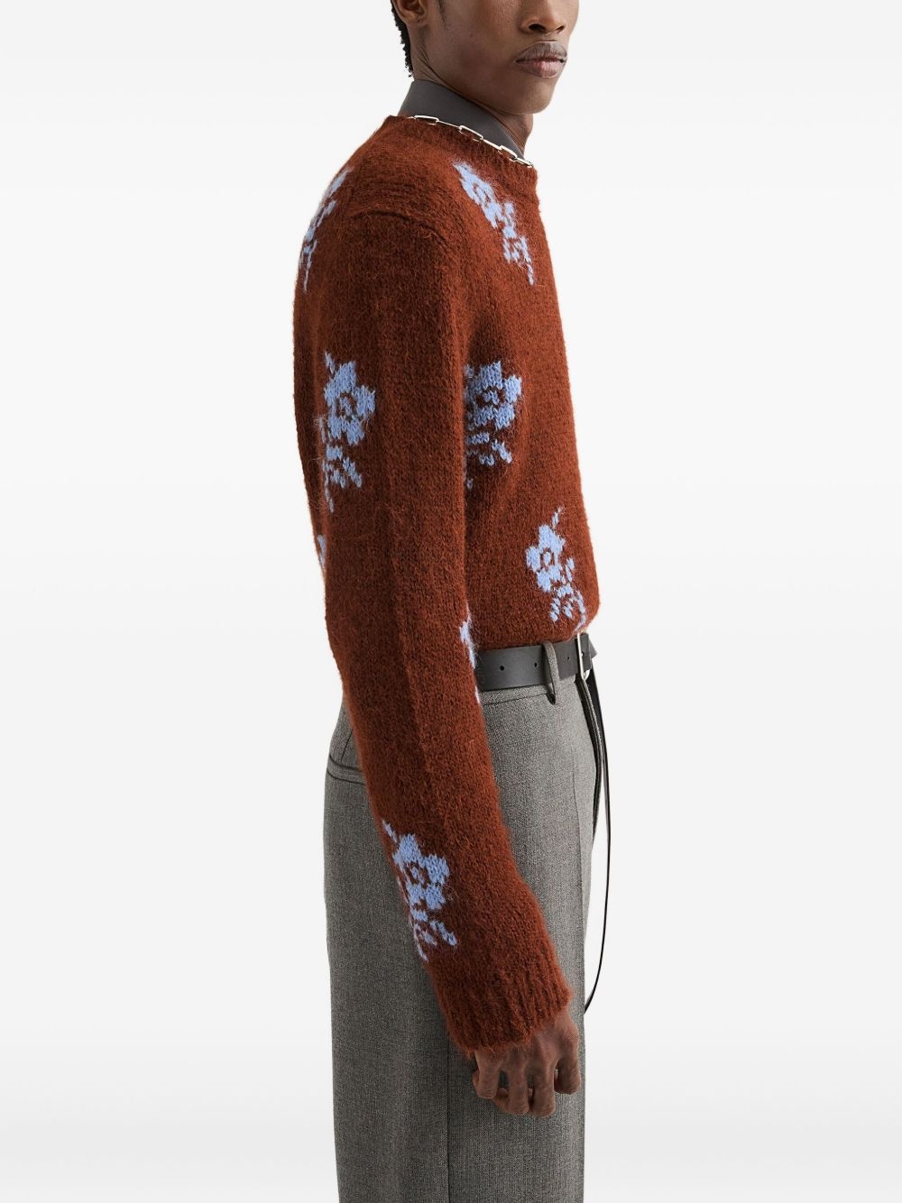 floral sweater - 4