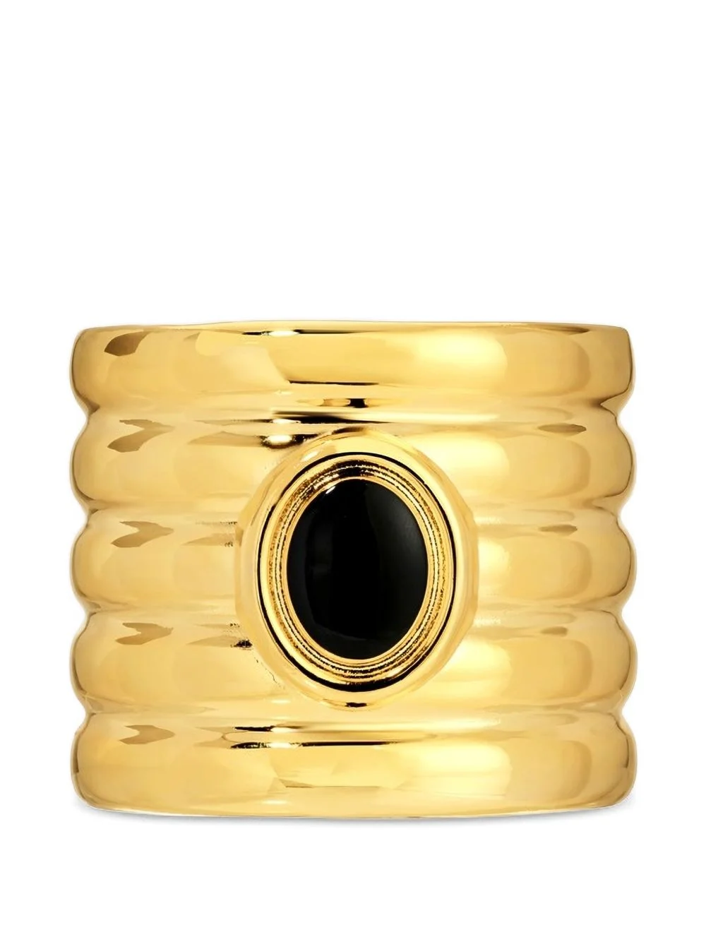 circular stone cuff bracelet - 1