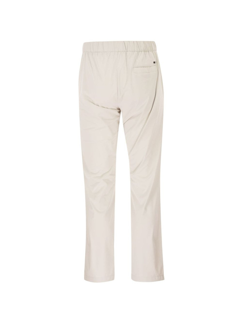 Herno pleat elasticated trousers outlook