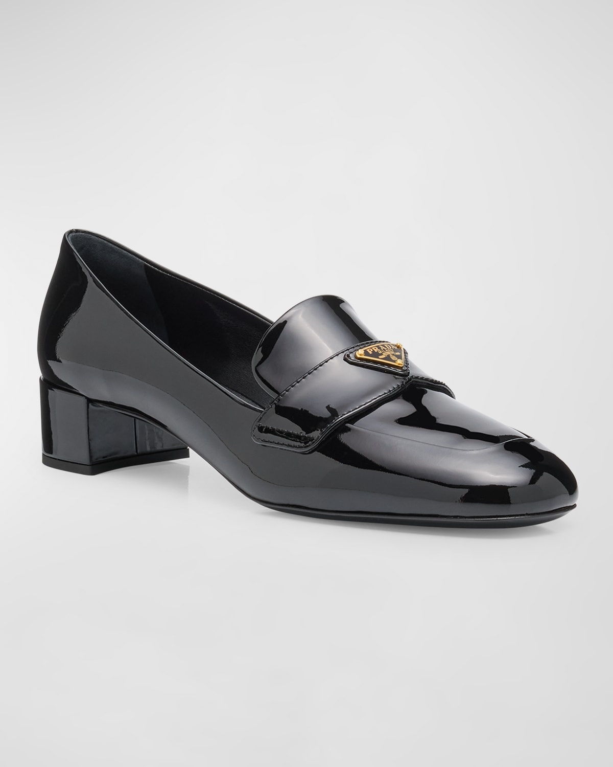 Vernice Patent Loafer Pumps - 3