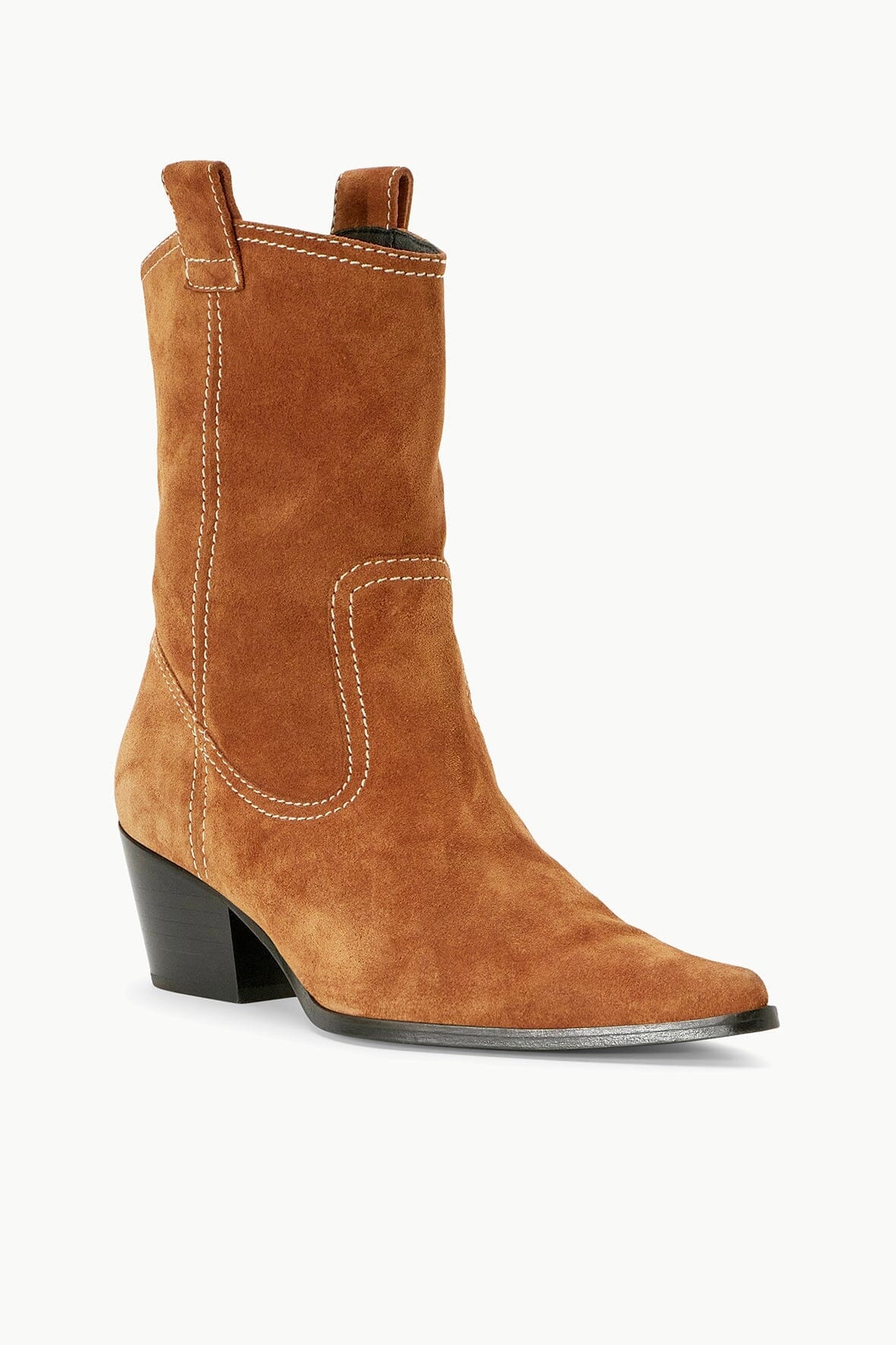 STAUD JUNE BOOT TAN SUEDE - 3