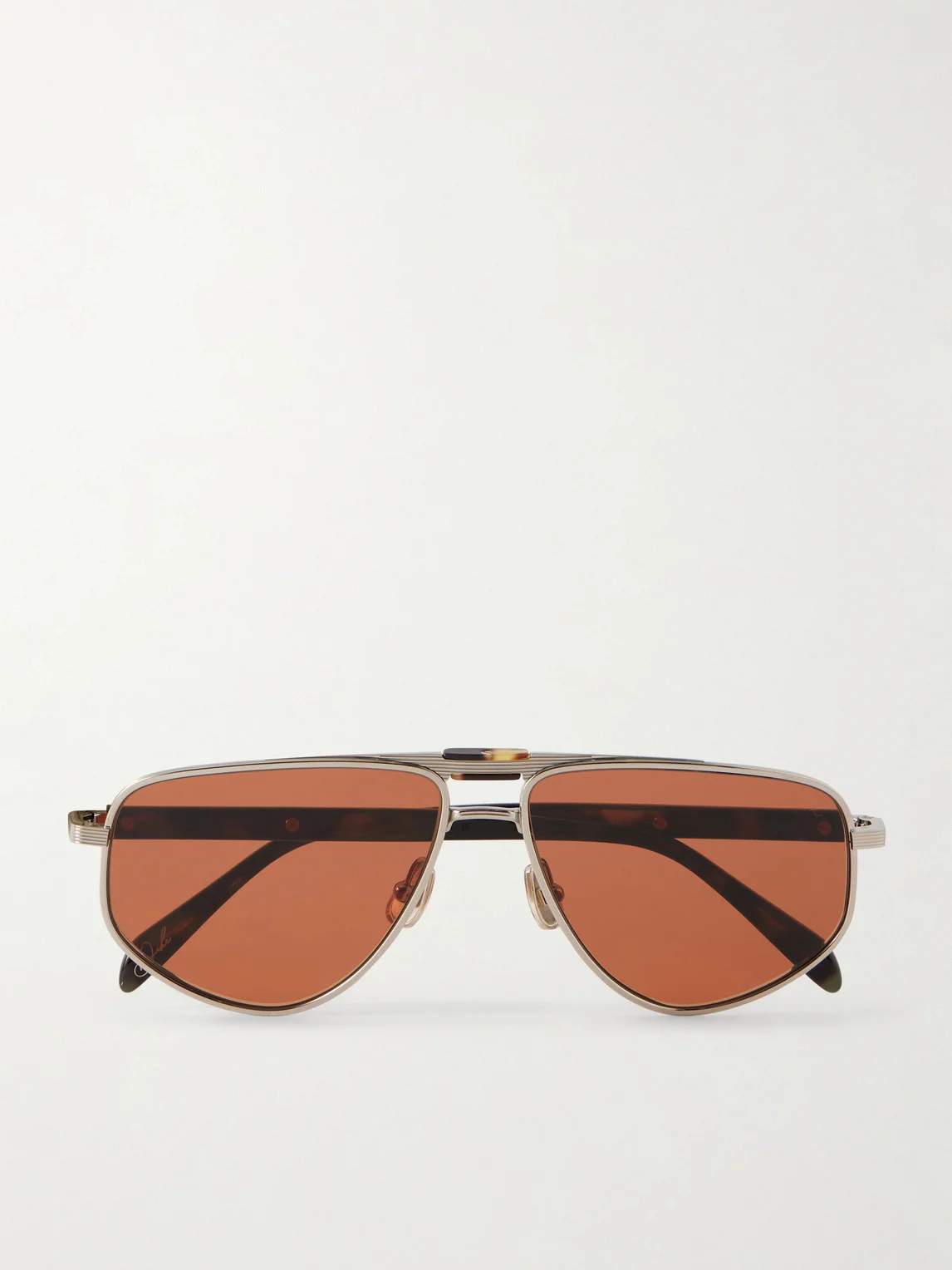 Aviator-Style Titanium Sunglasses - 1