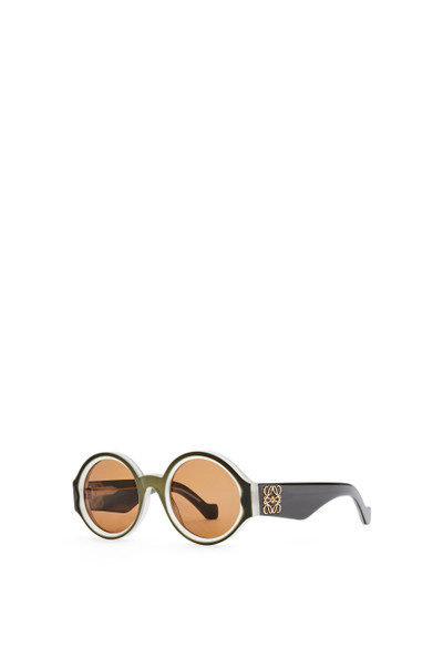 Loewe Chunky round sunglasses in acetate outlook